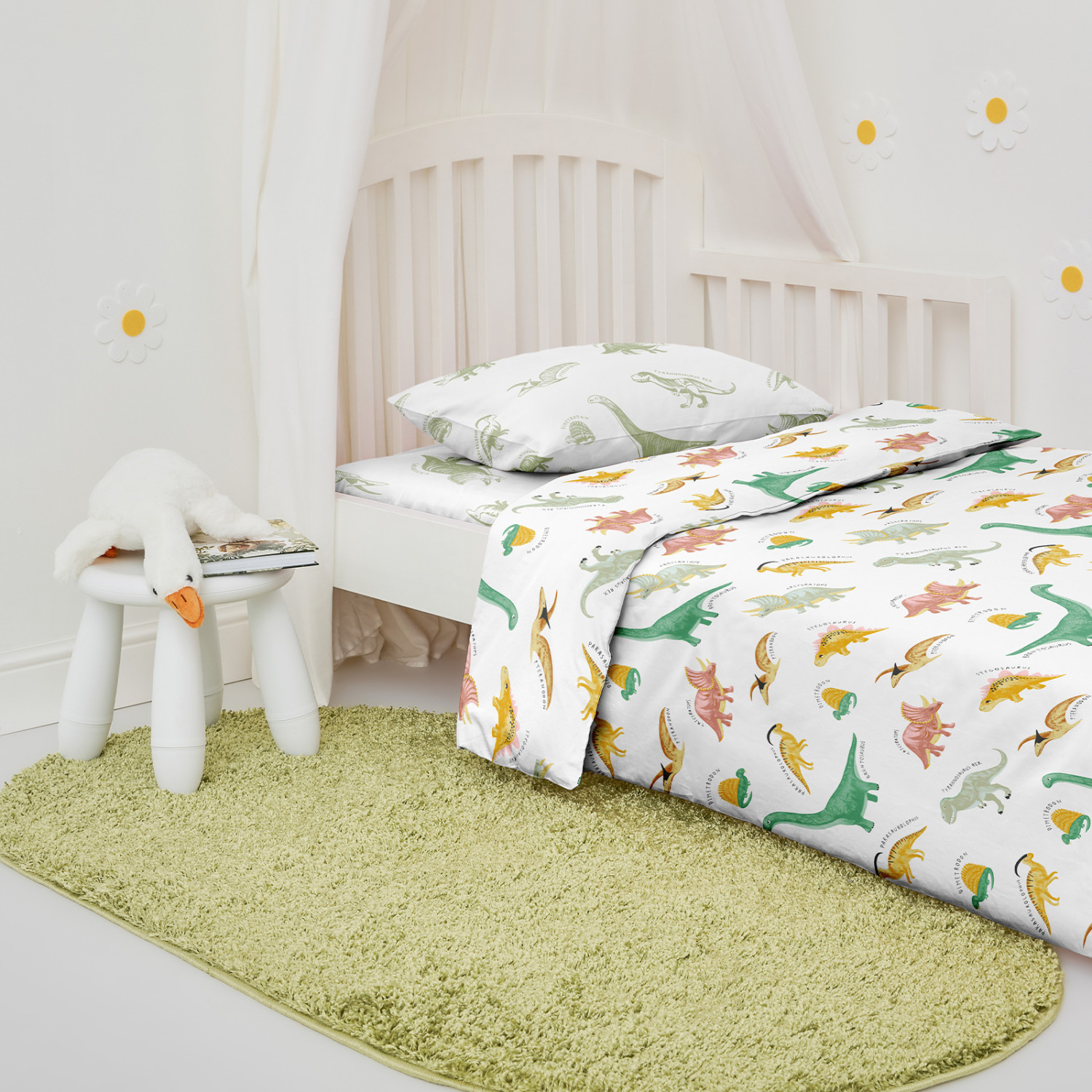 Постельное белье детское Динозавры - фото № 4