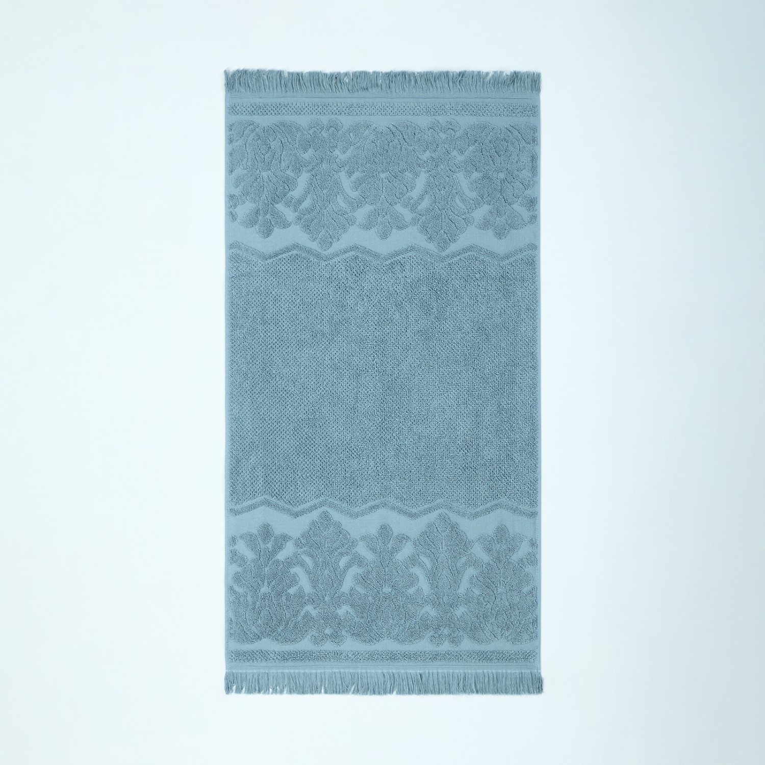 Полотенце махровое Maddalena, голубое - фото № 4