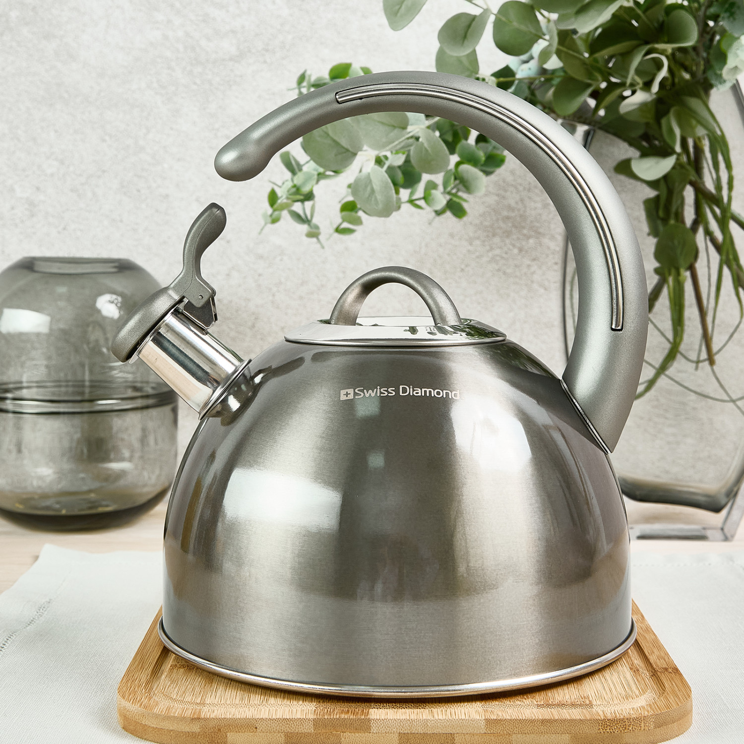 Чайник со свистком Noble black