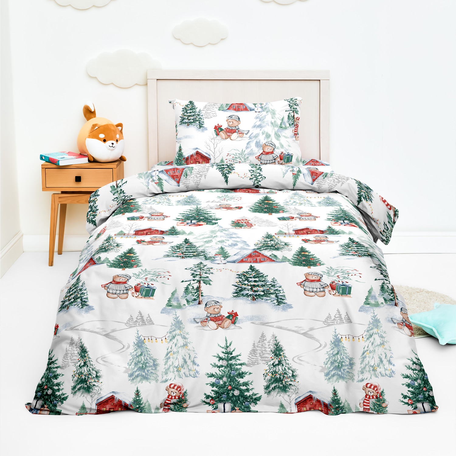 Постельное белье детское Christmas bears - фото № 2