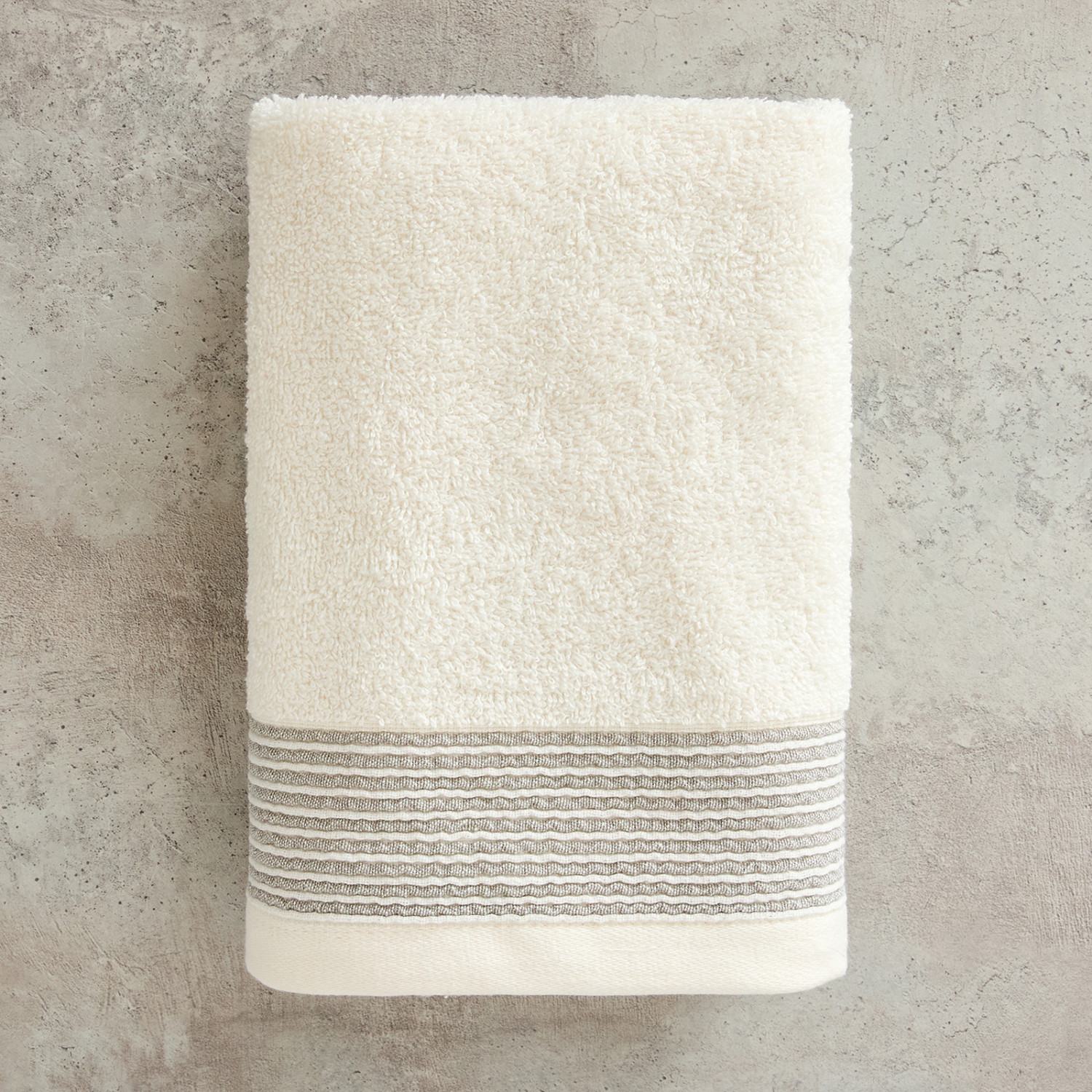 Полотенце махровое Galio, серое