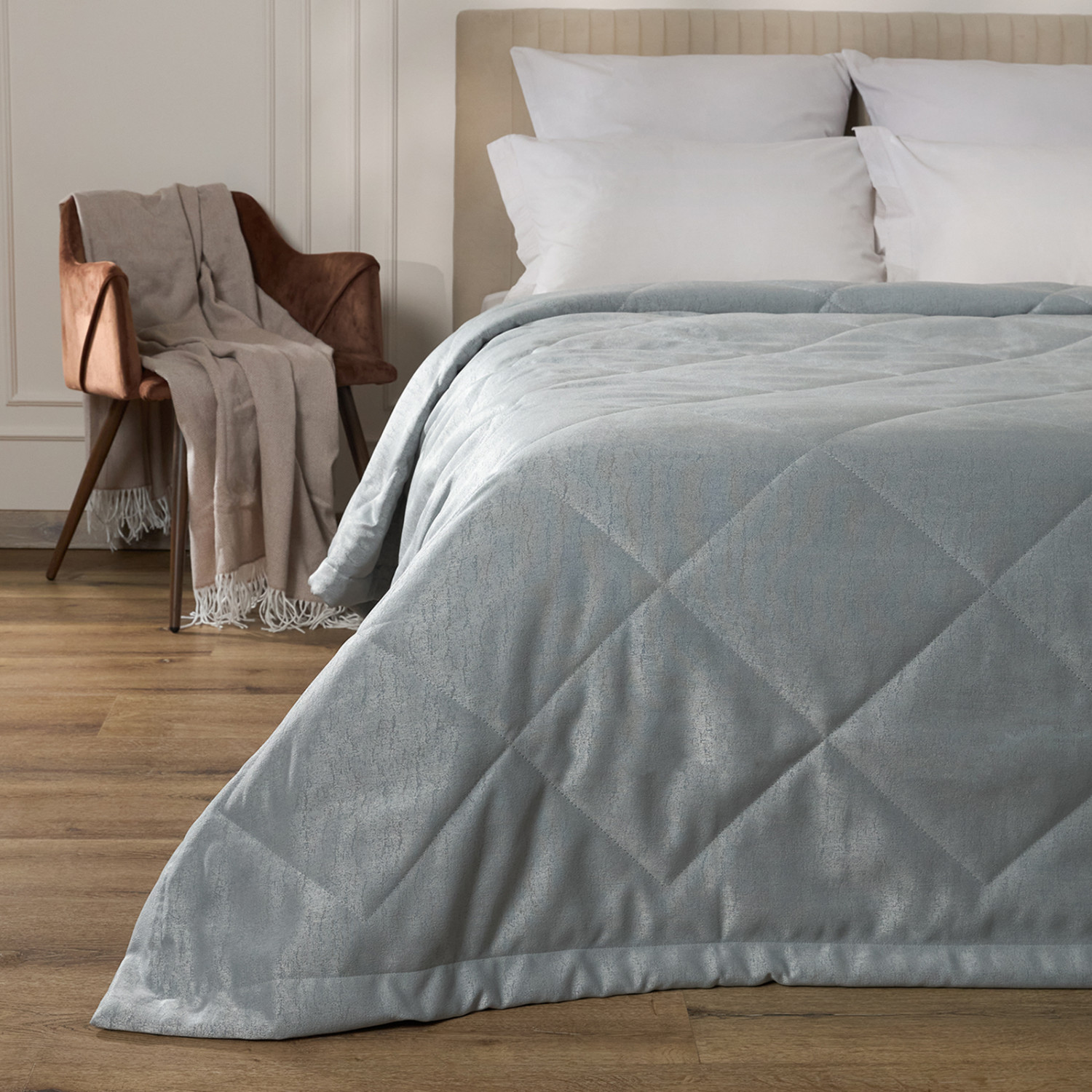 Покрывало Merizzo, серый - фото № 2