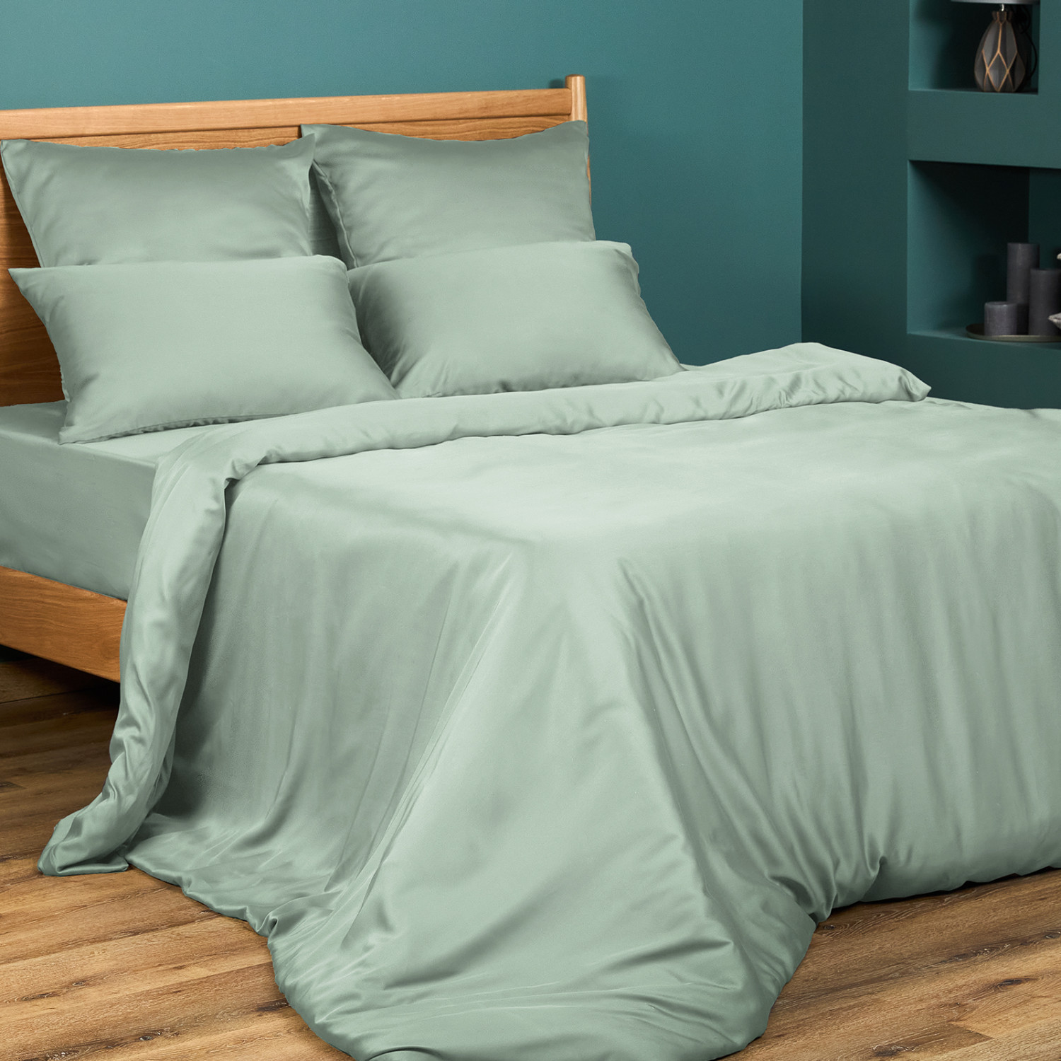 Постельное белье Moss green - фото № 7