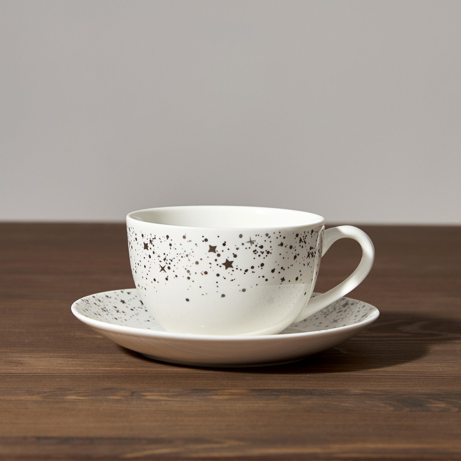 Чайная пара Universe, серебро - фото № 3