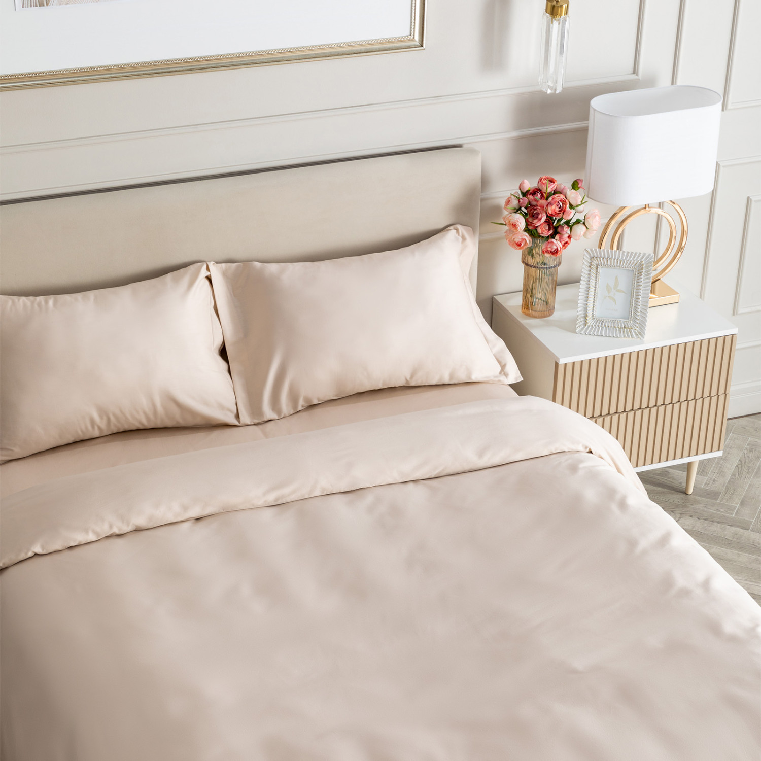 Постельное белье Кристальный беж/Crystal beige light - фото № 5