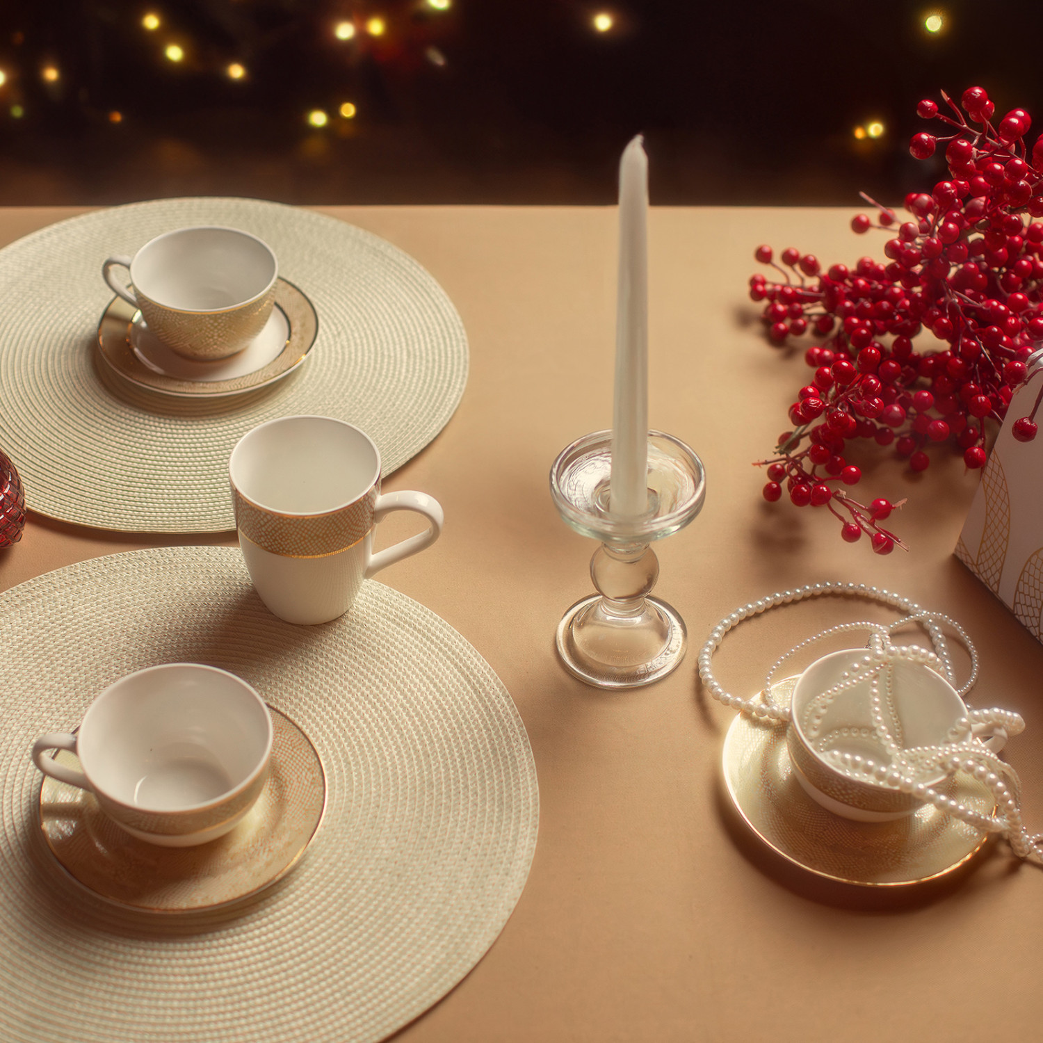 Набор чайных пар Golden dream - фото № 9