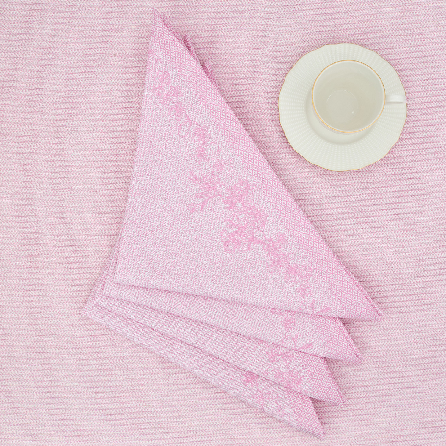 Набор салфеток Milfler розовый