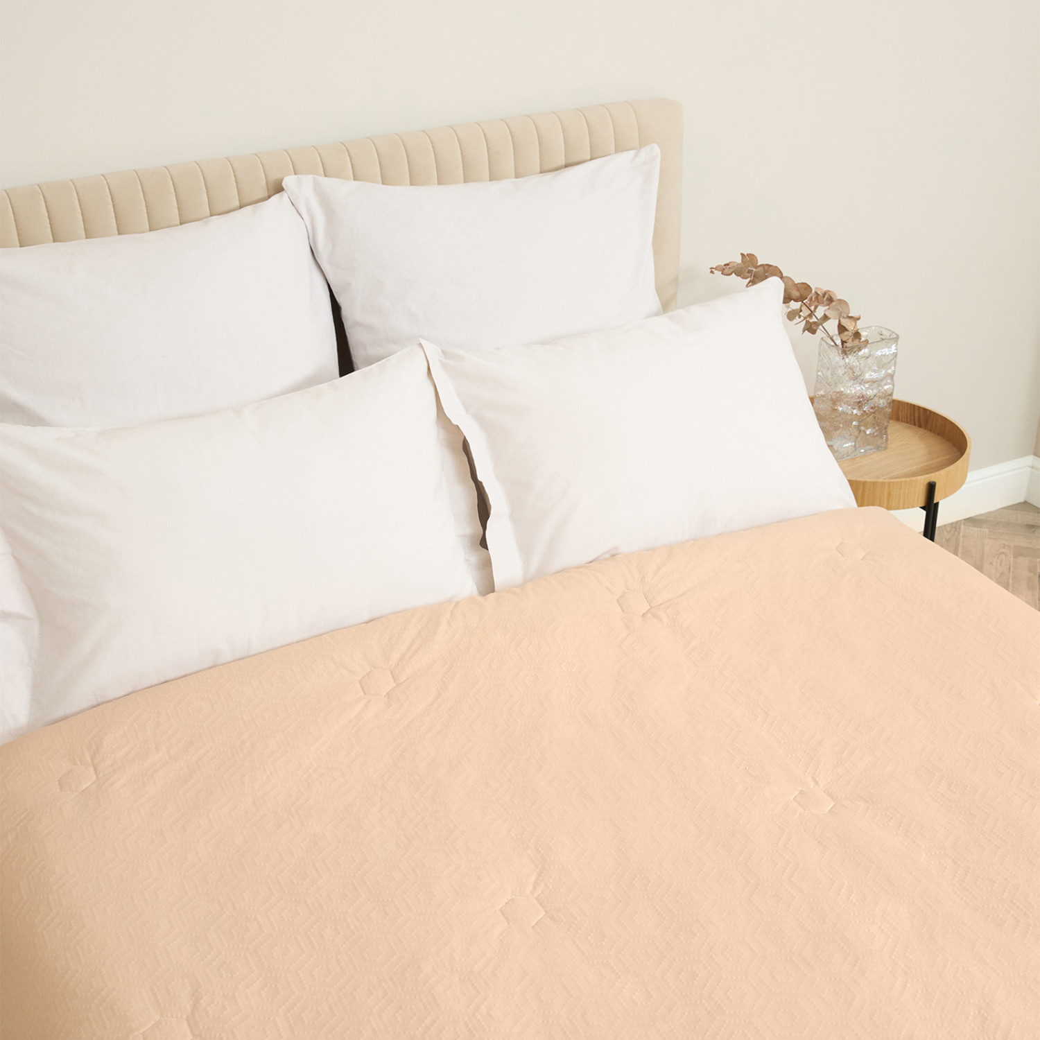 Покрывало-комфортер Gemma, бежевое - фото № 2