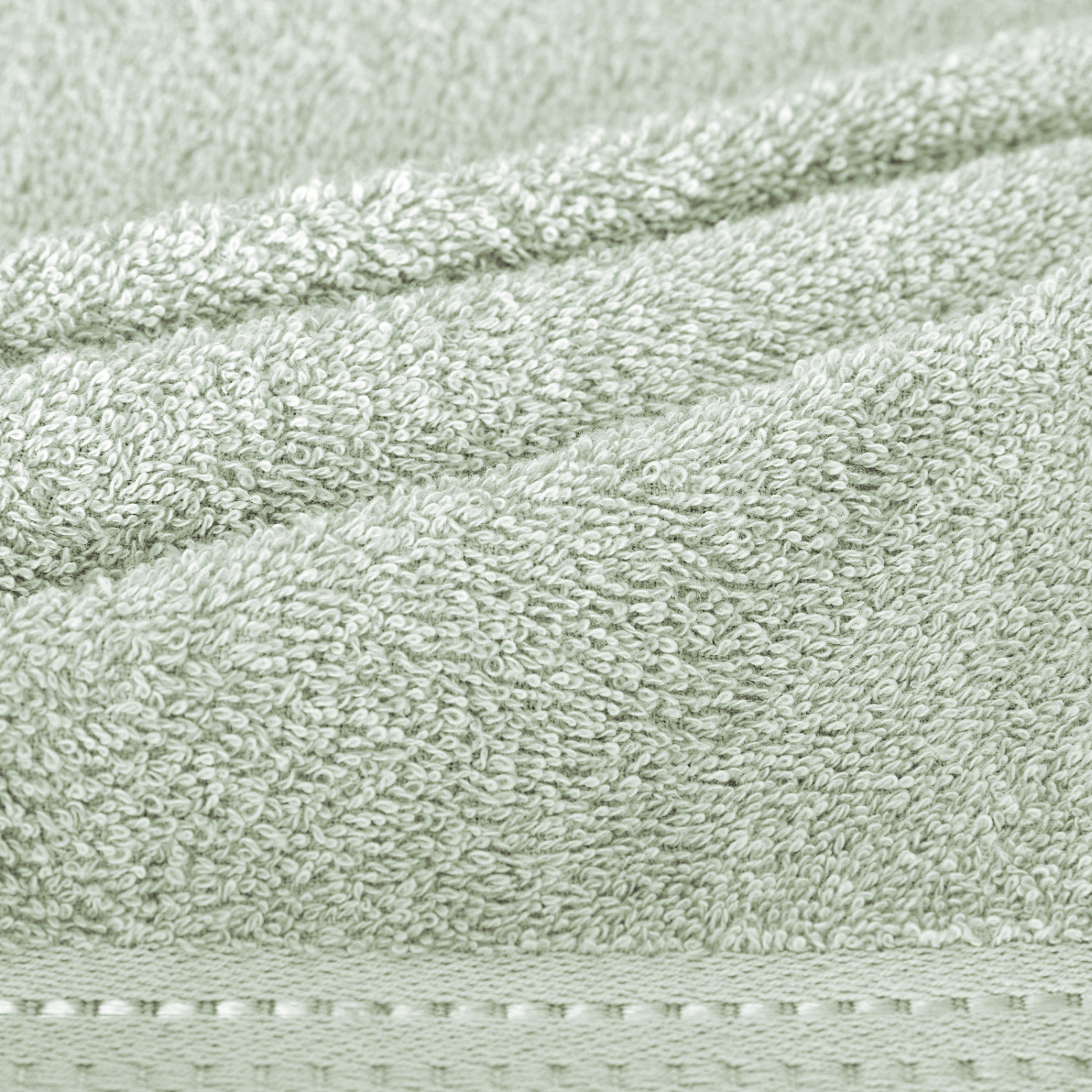 Полотенце махровое Basena, зеленый чай - фото № 5