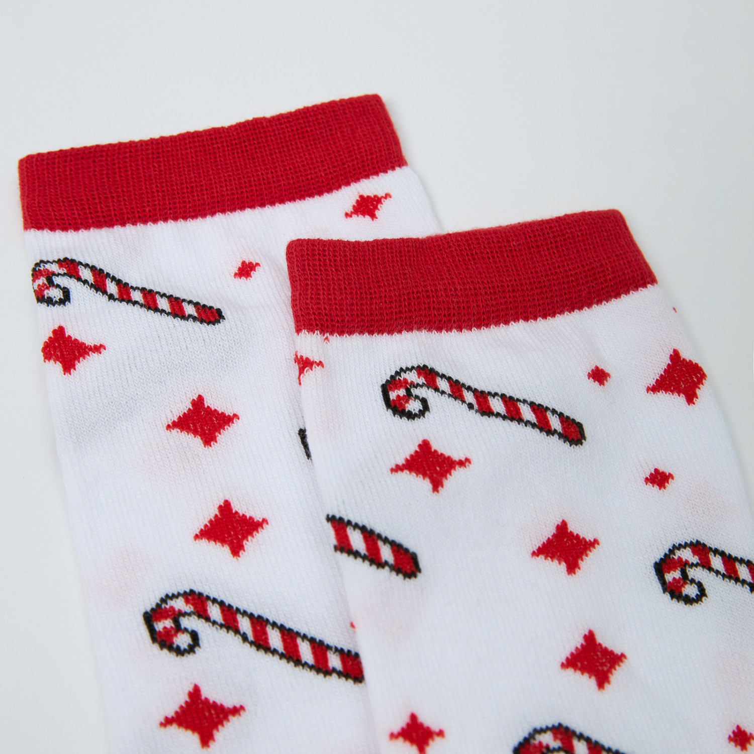 Носки Red and white, 2 пары - фото № 11