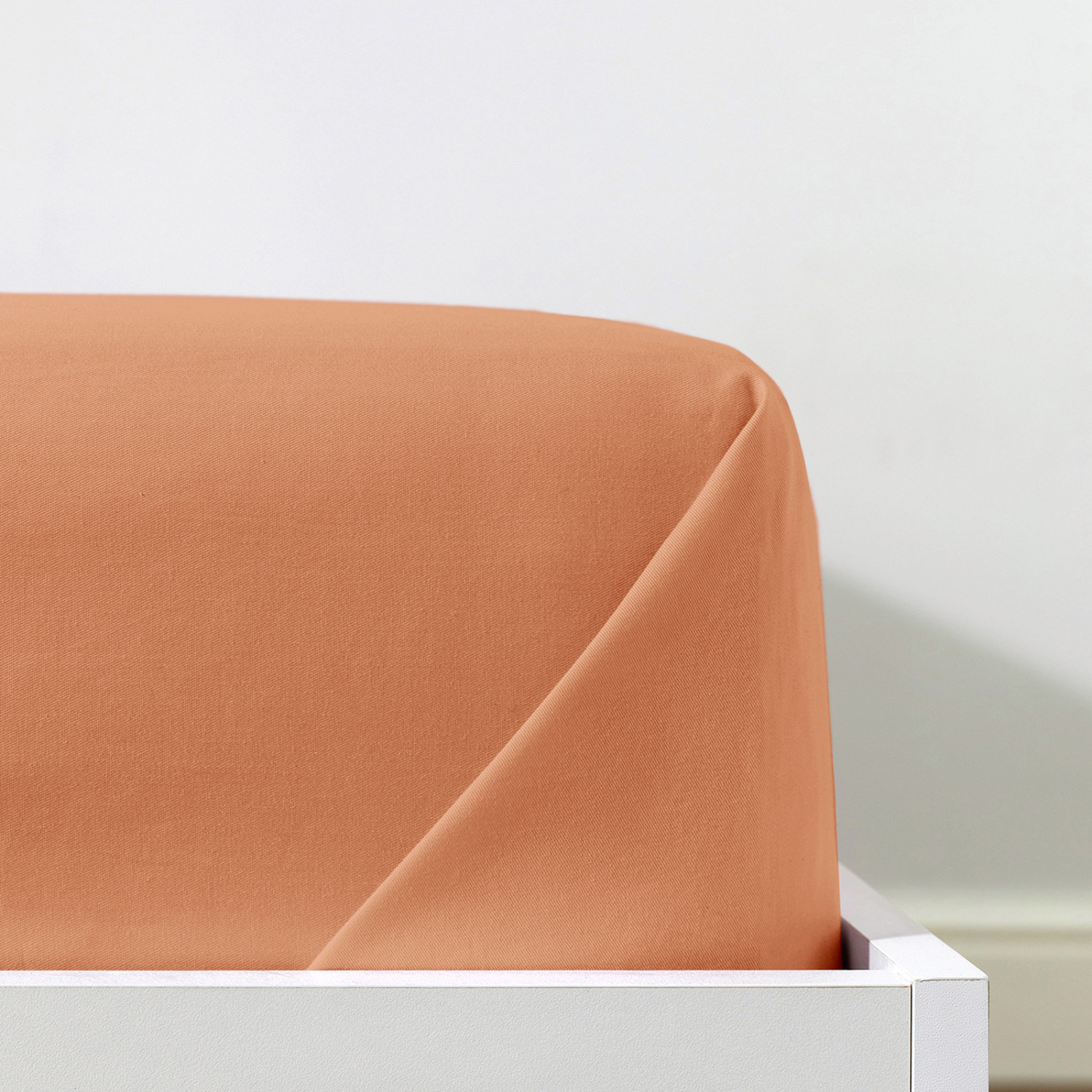 Простыня Терракотта/Terracotta, сатин - фото № 2