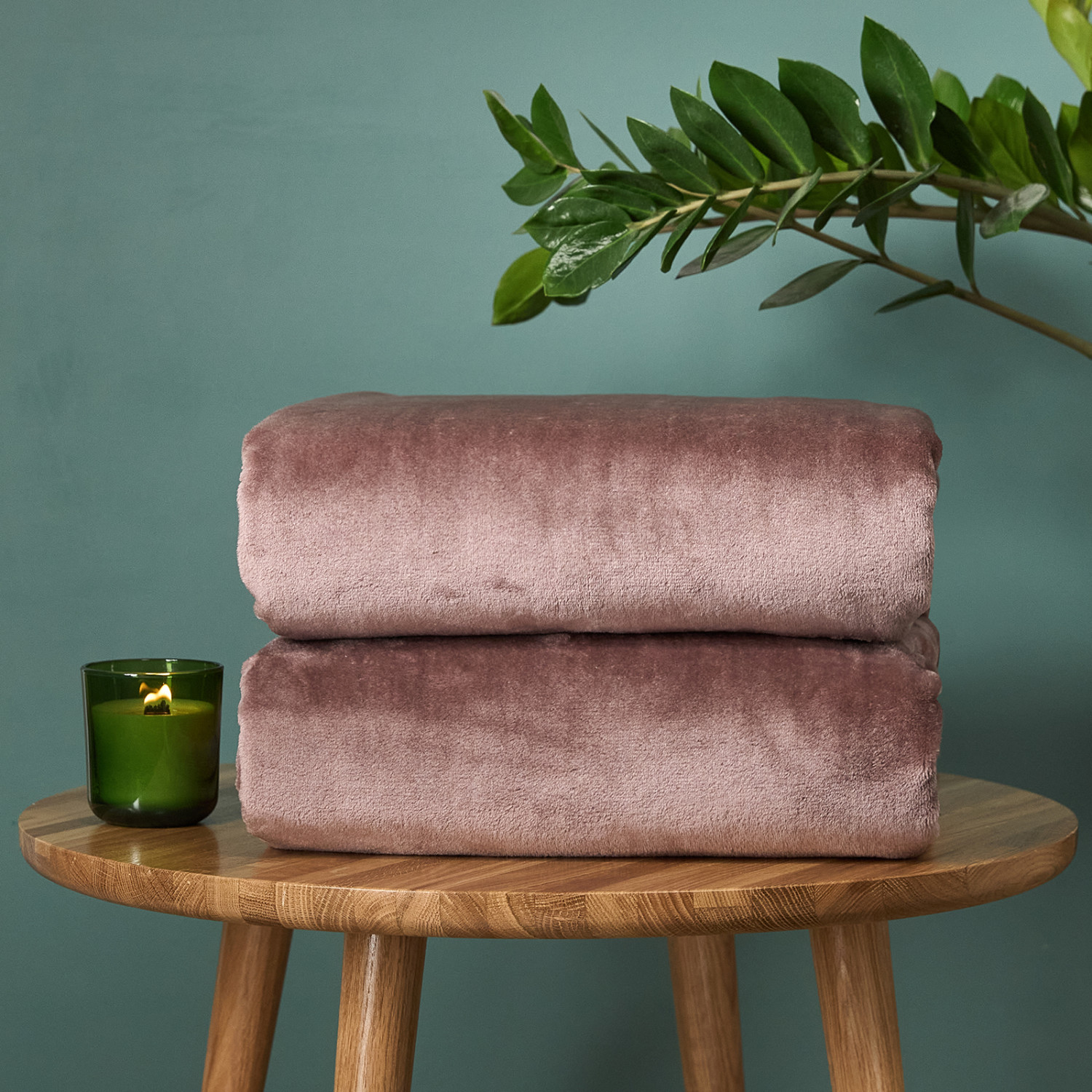 Плед Supersoft, какао - фото № 5