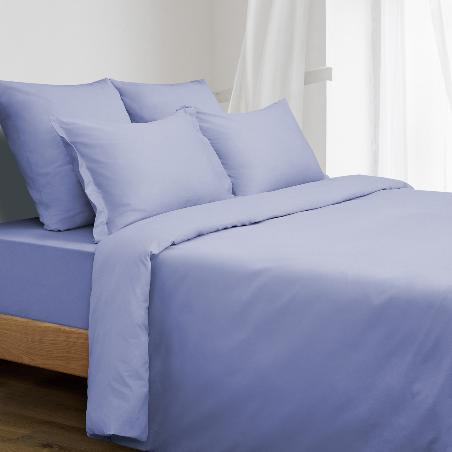 Постельное белье Сиреневый туман/Lilac mist, сатин - фото № 6