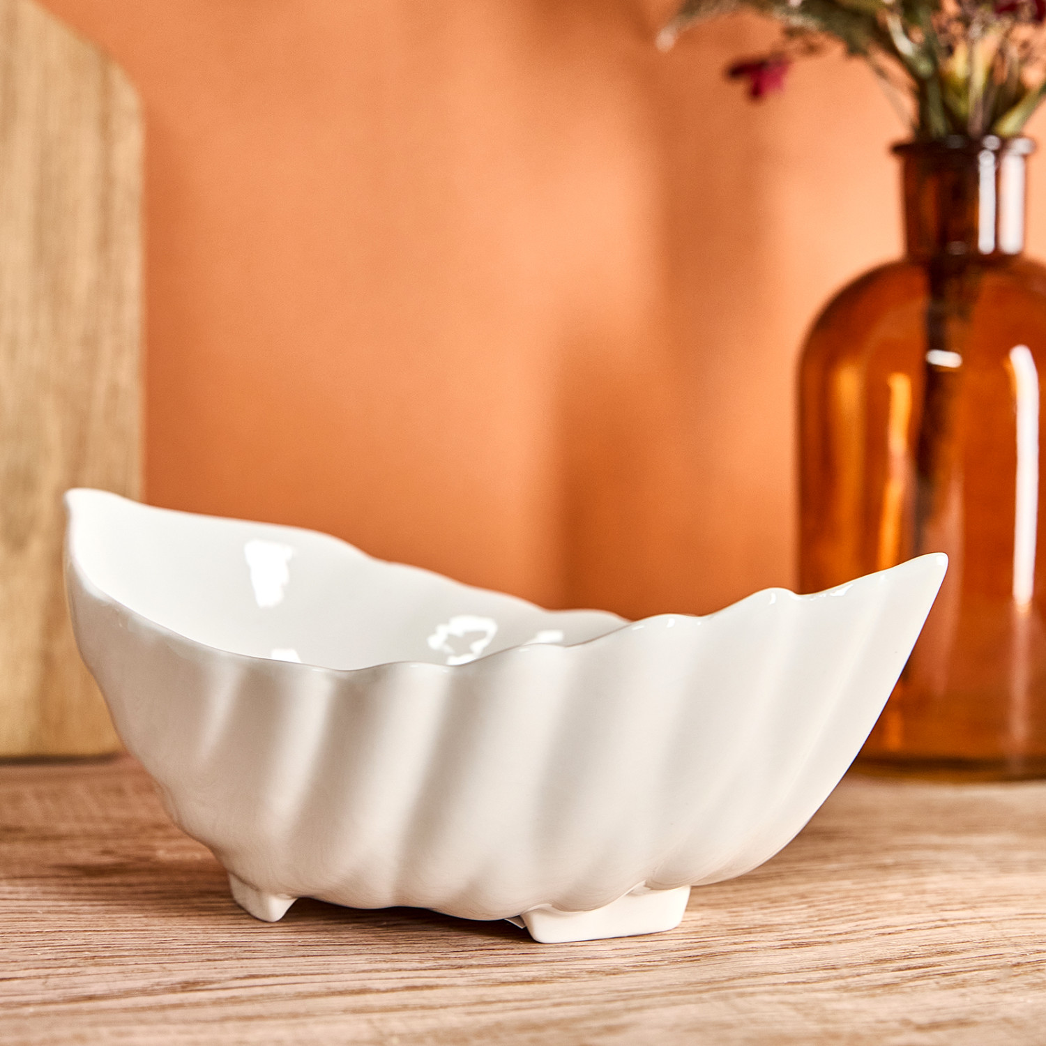 Салатник Marshmallows в виде листа II - фото № 3