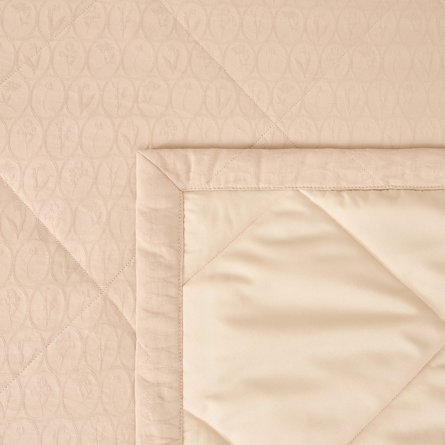 Покрывало Бежевый цветок/Fiore beige - фото № 3