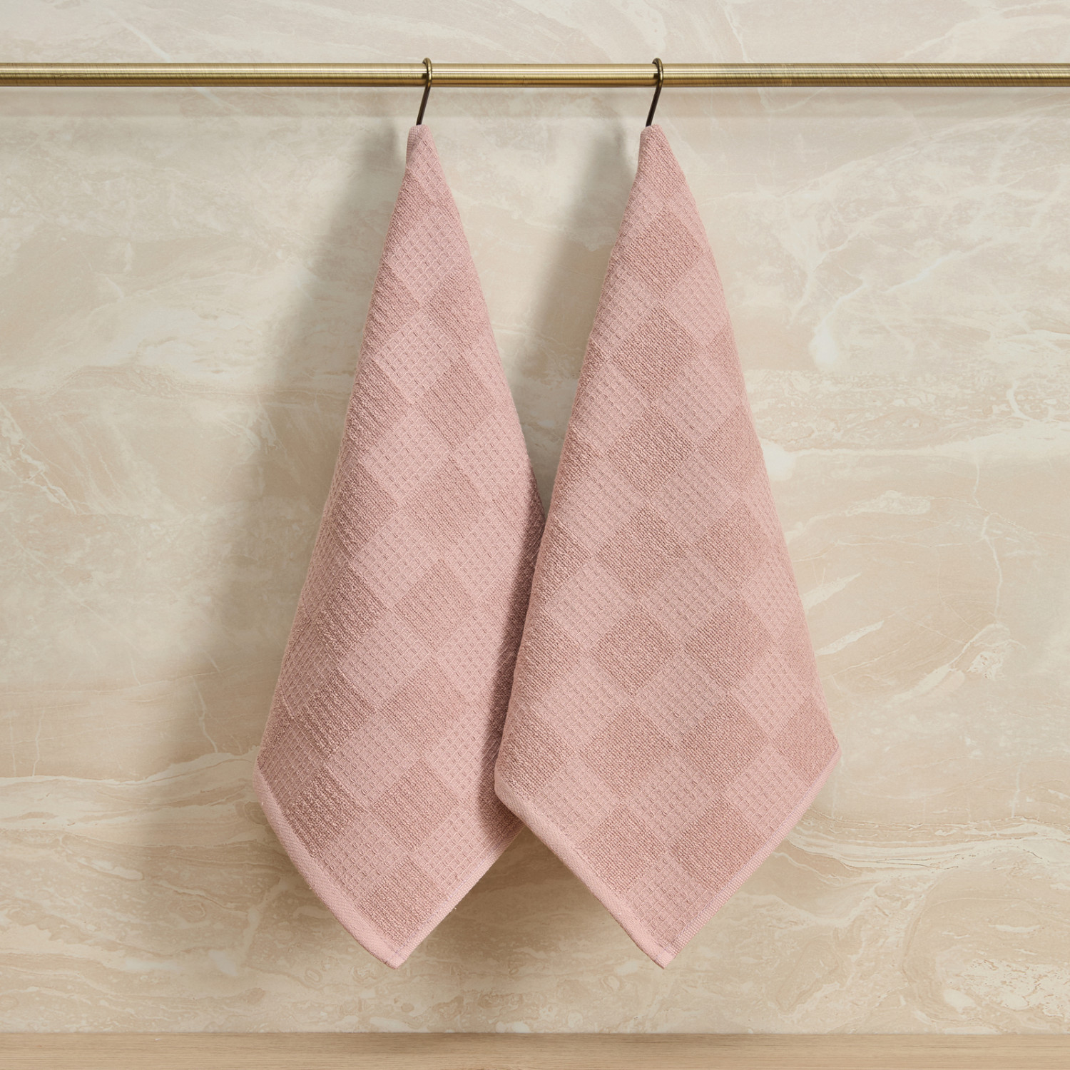 Комплект махровых полотенец Лиандро/Liandro, пудра