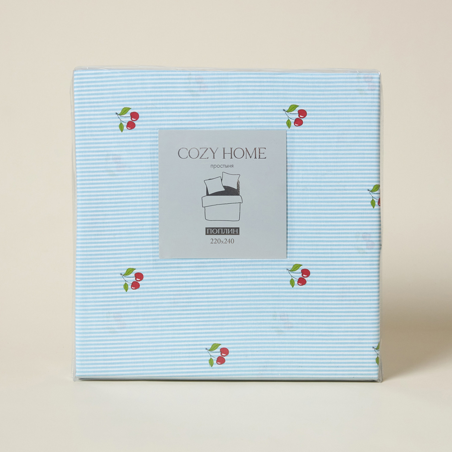 Простыня Вишневая полоска/Cherry stripe - фото № 8