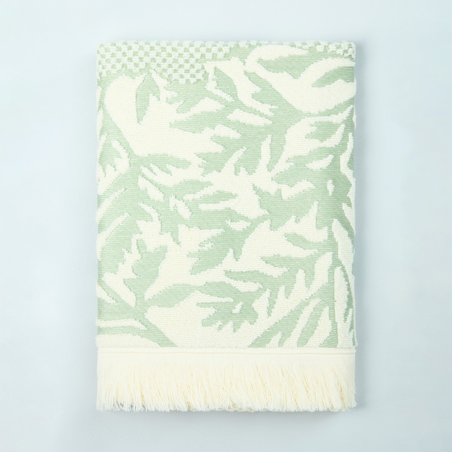 Полотенце махровое Tiziana, зеленое