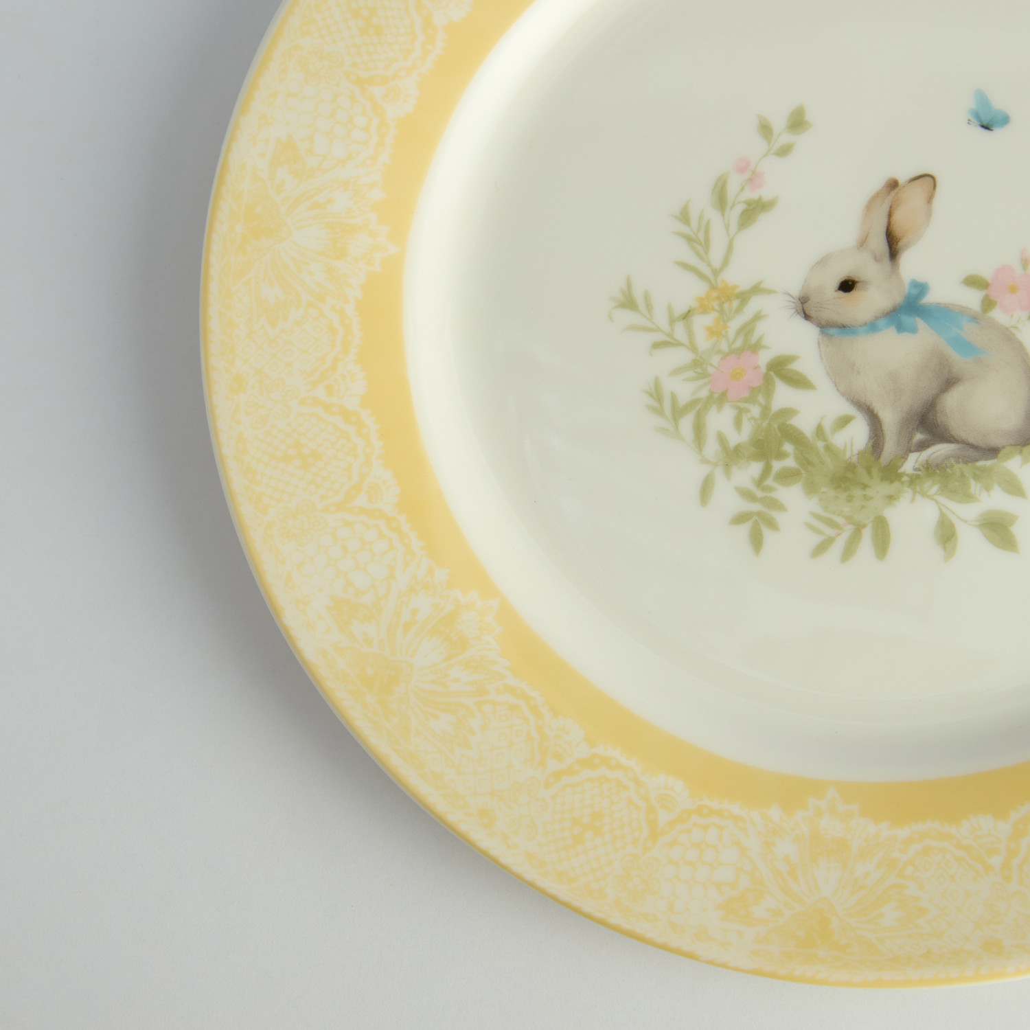 Набор тарелок Зайчата в кружевах/ Merletto e Coniglietti I - фото № 4