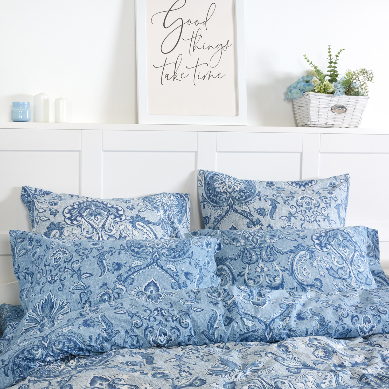 Постельное белье Mistero Blue (тубус) - фото № 13