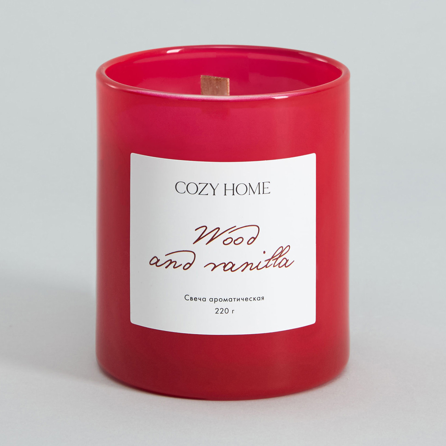 Свеча ароматическая Wood & Vanilla II - фото № 4