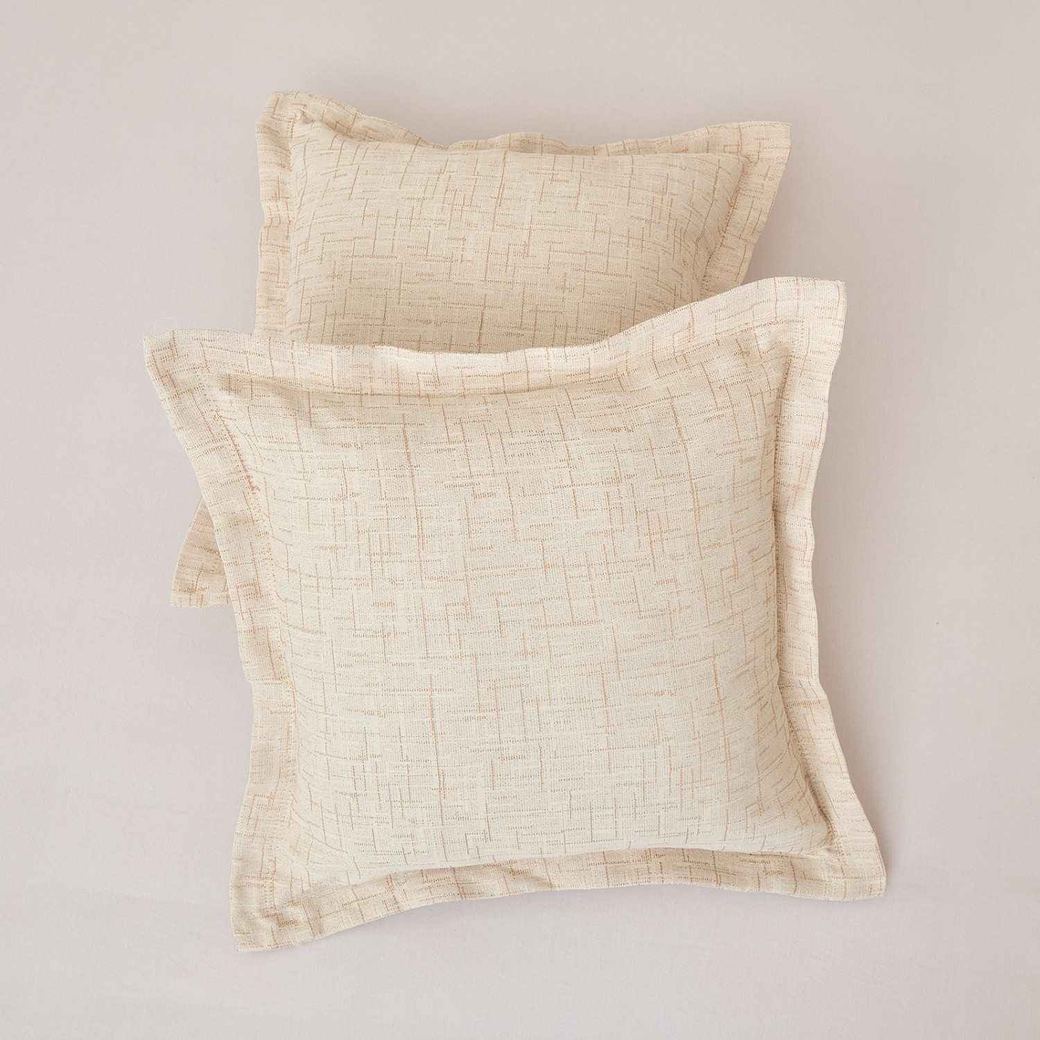 Подушка декоративная Блеск/Lucentezza, бежевая - фото № 2