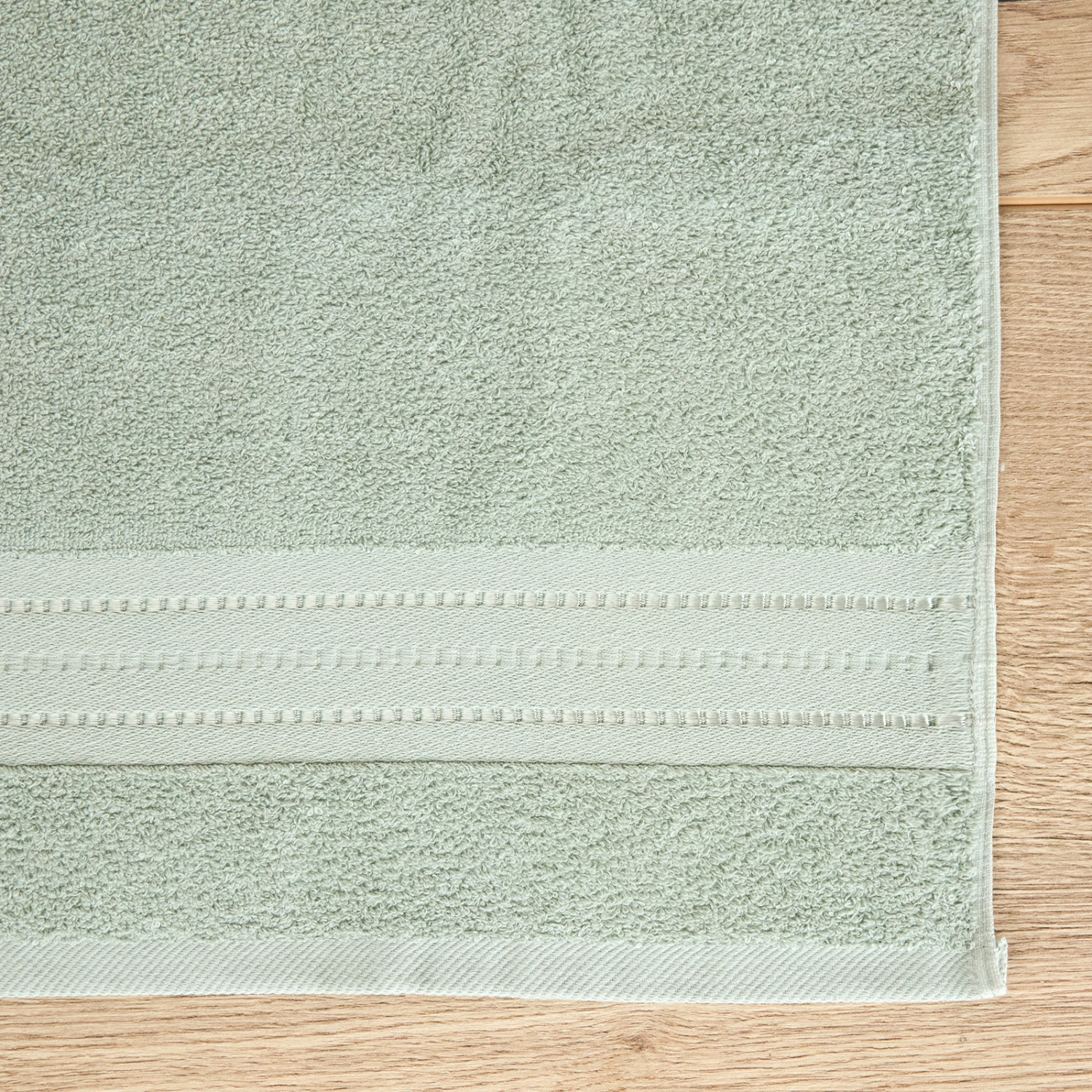 Комплект махровых полотенец Basena, зеленый - фото № 4