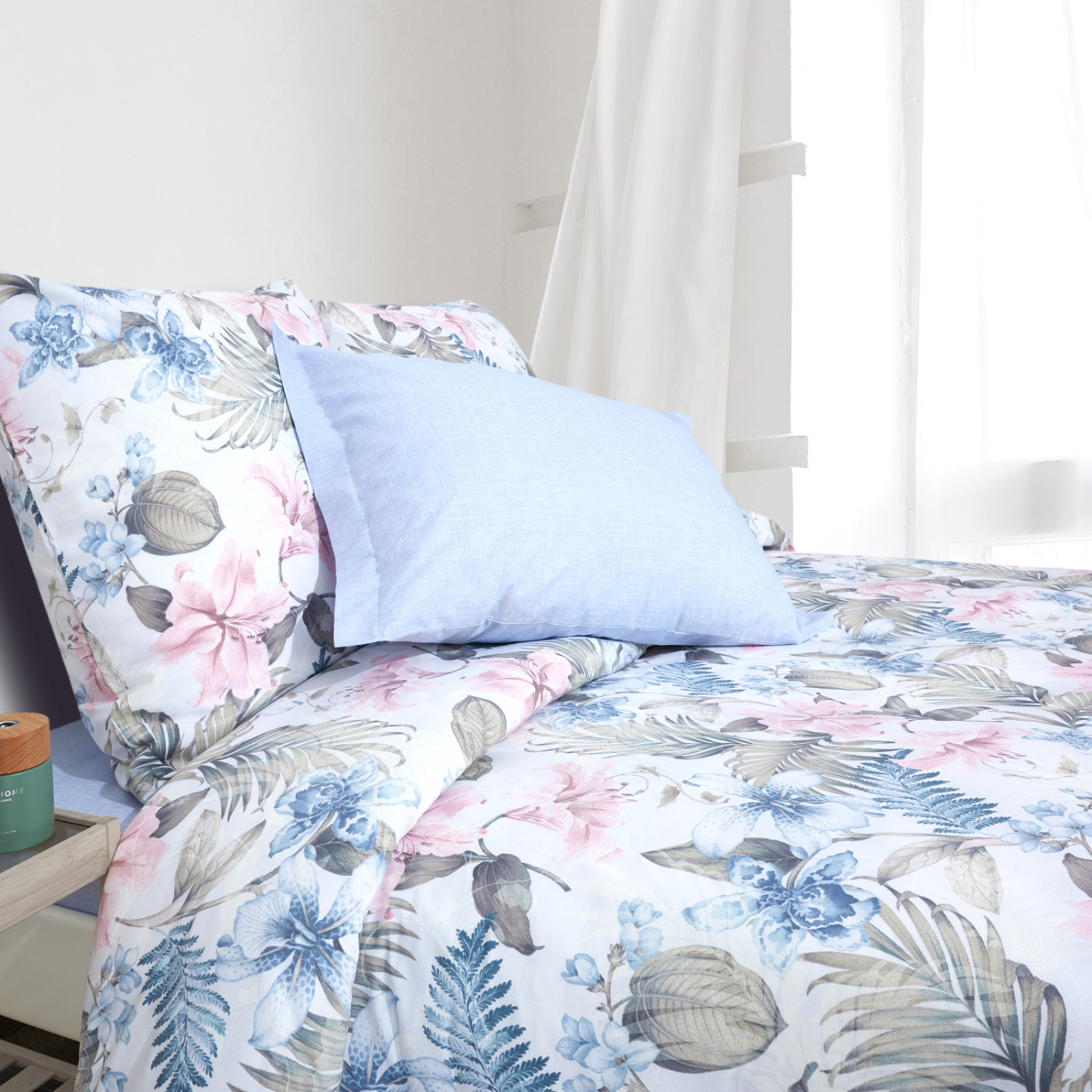 Постельное белье Perfezione, голубое - фото № 3