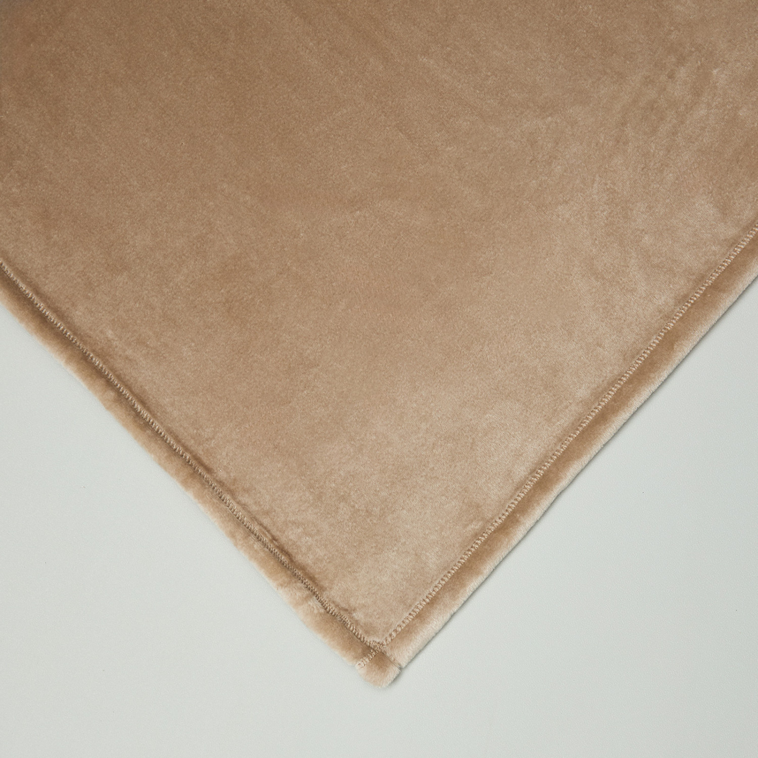 Плед Supersoft, серо-бежевый - фото № 2