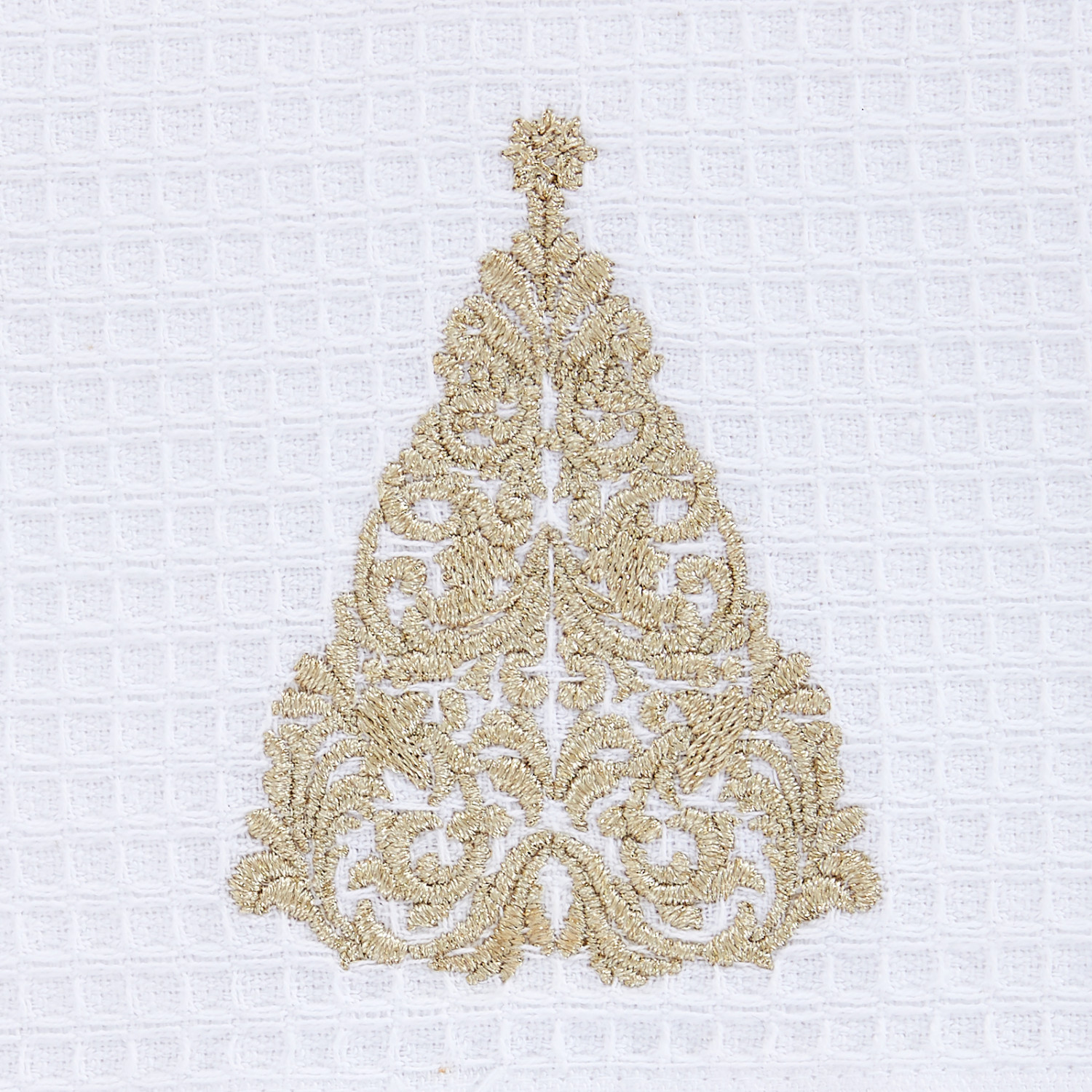 Полотенце вафельное Christmas tree - фото № 2