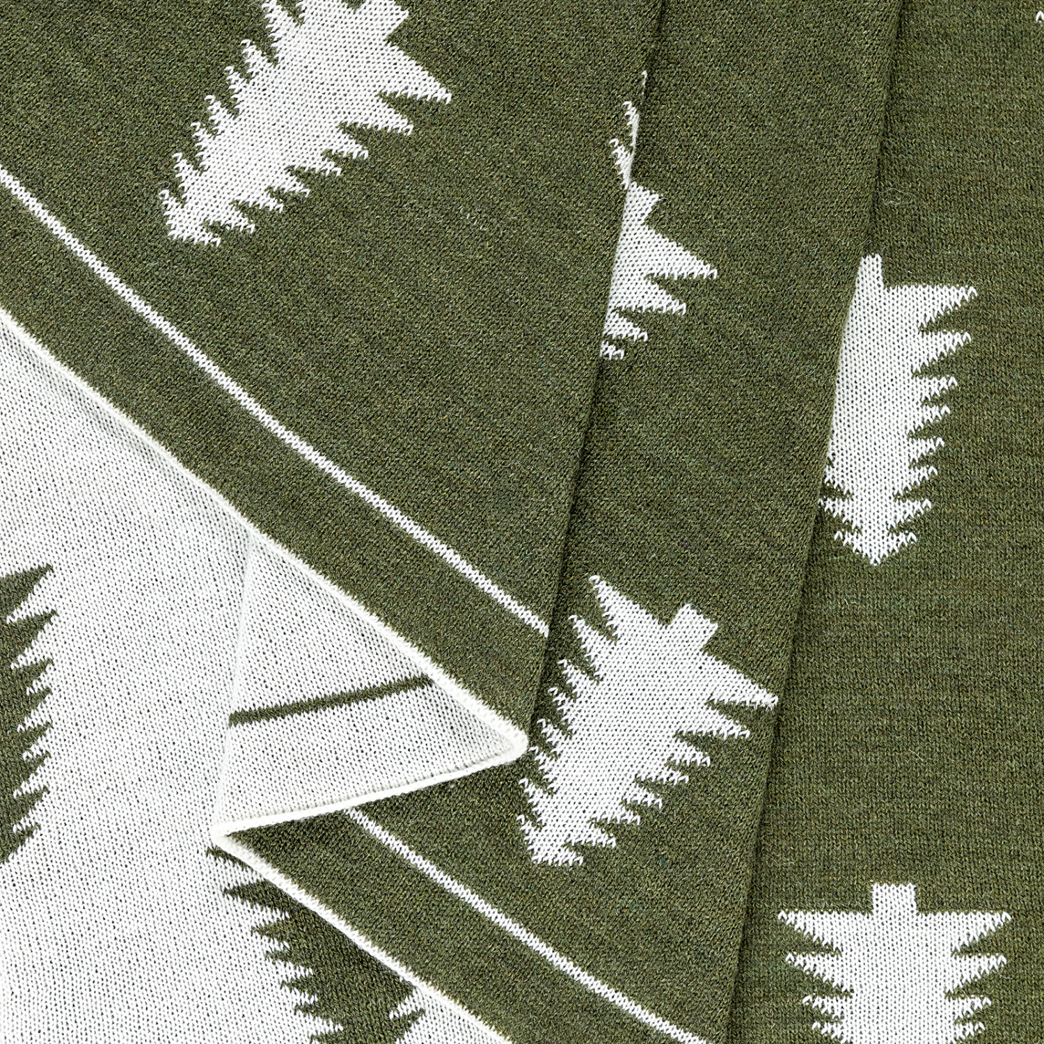 Плед Abete rosso, зеленый - фото № 6