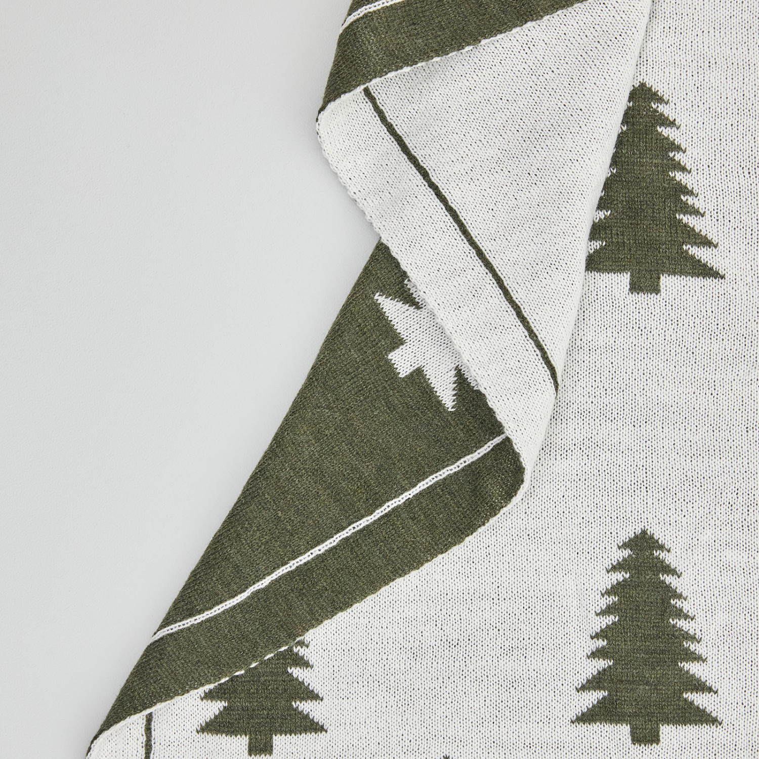 Плед Abete rosso, зеленый - фото № 9