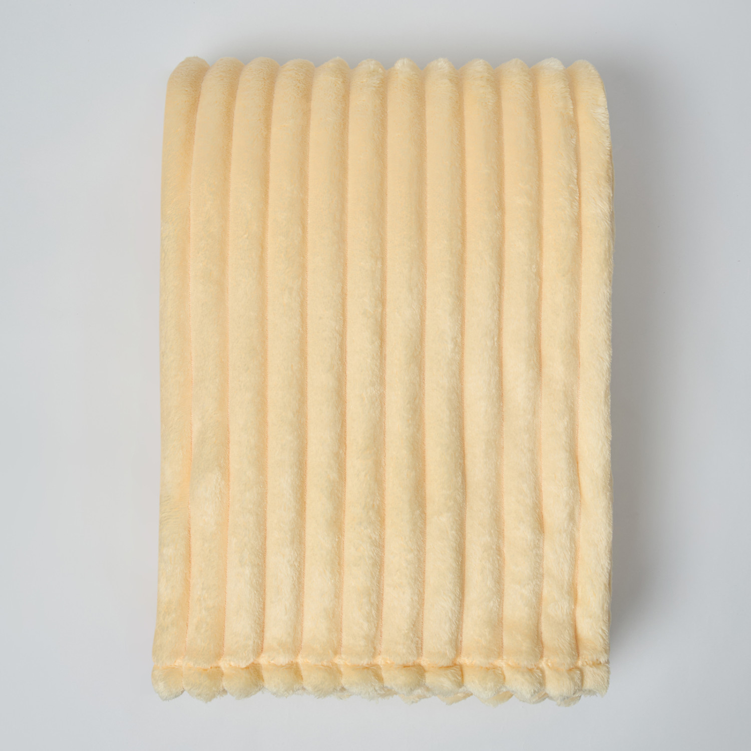 Плед Soft strip, сливки - фото № 2