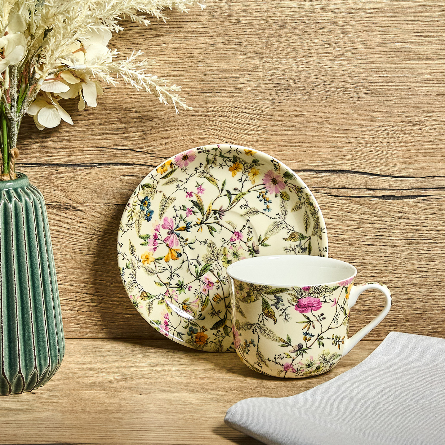 Чайная пара Spring flowers - фото № 2