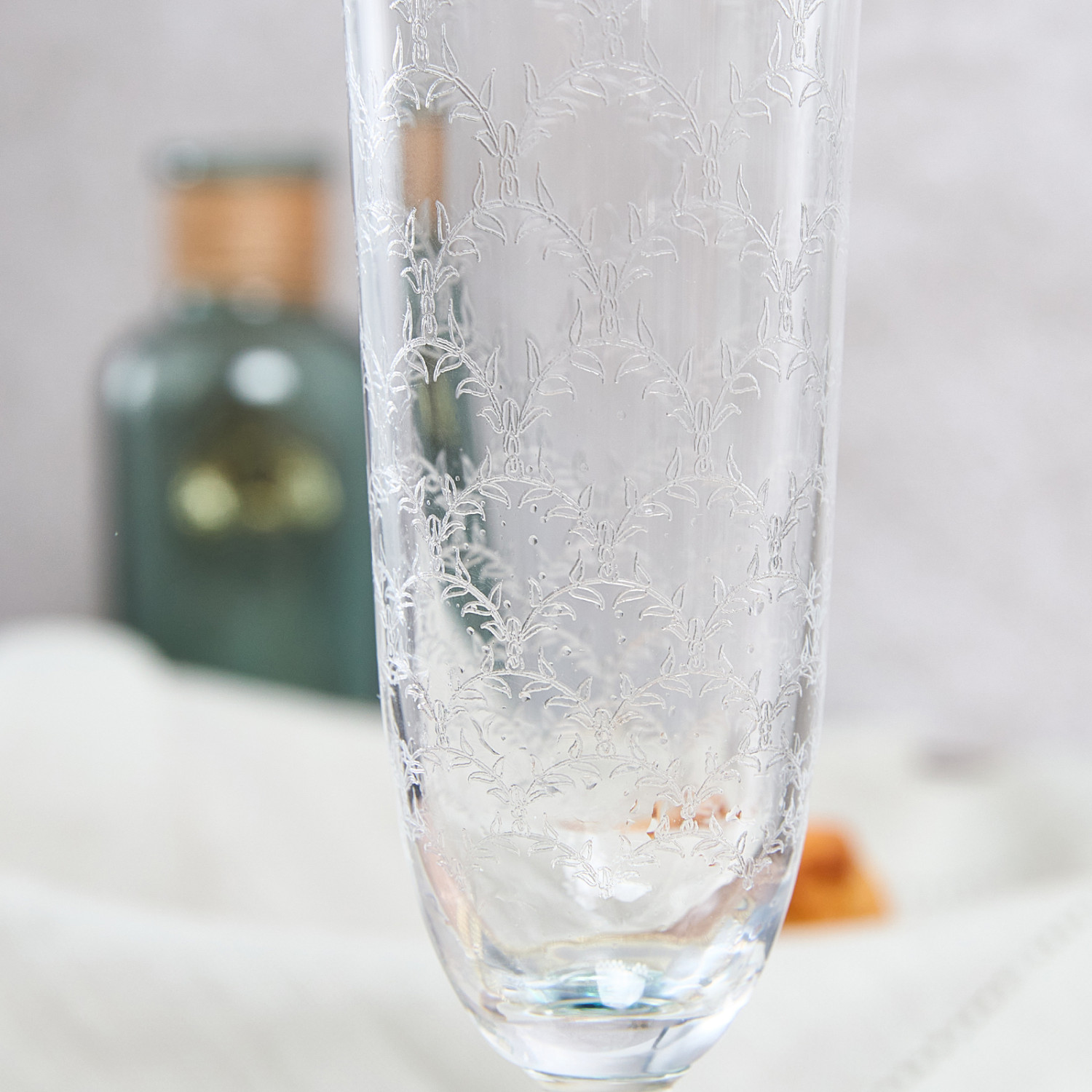 Бокал для шампанского Nature green - фото № 3