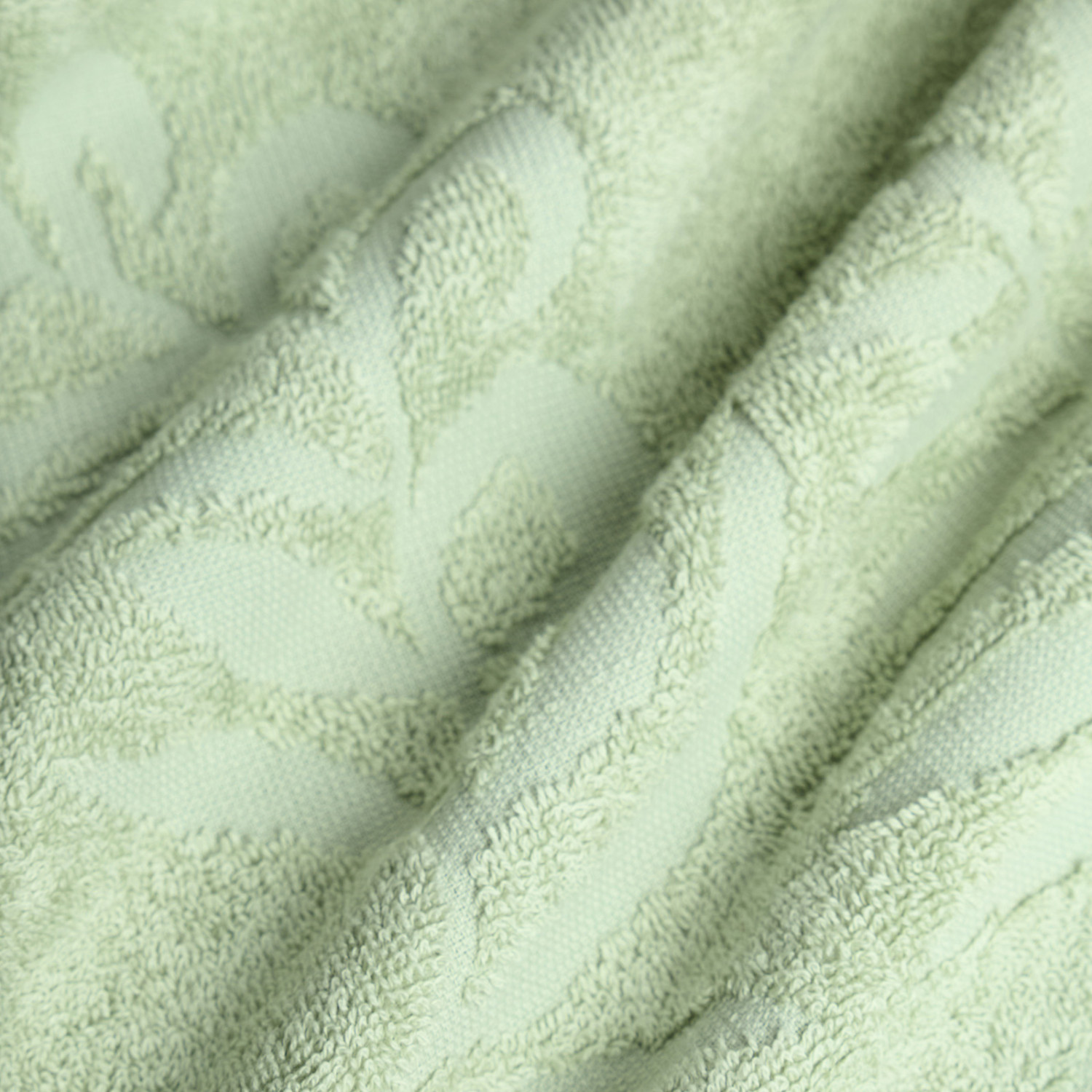 Полотенце махровое Tropico, зеленое - фото № 3