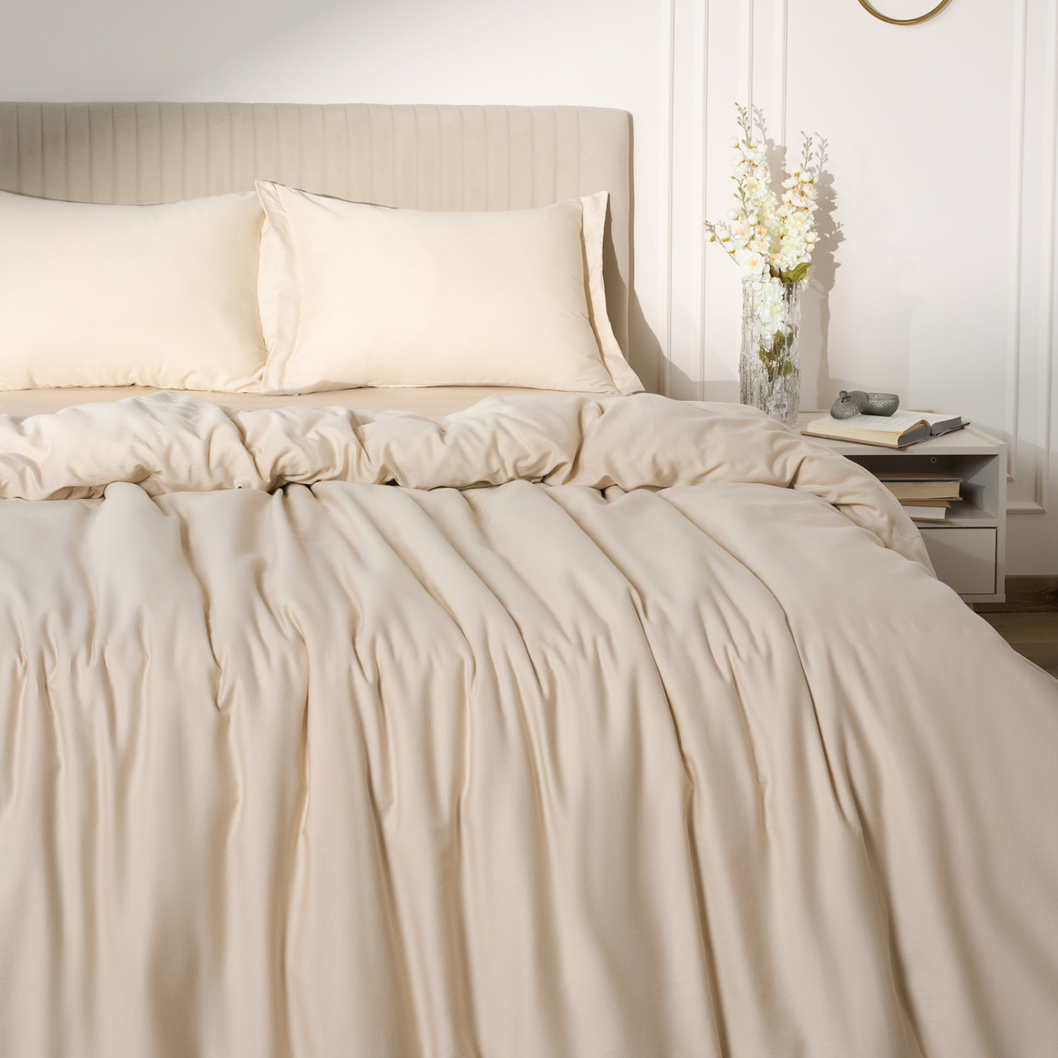 Постельное белье Кристальный беж/Crystal beige light - фото № 2