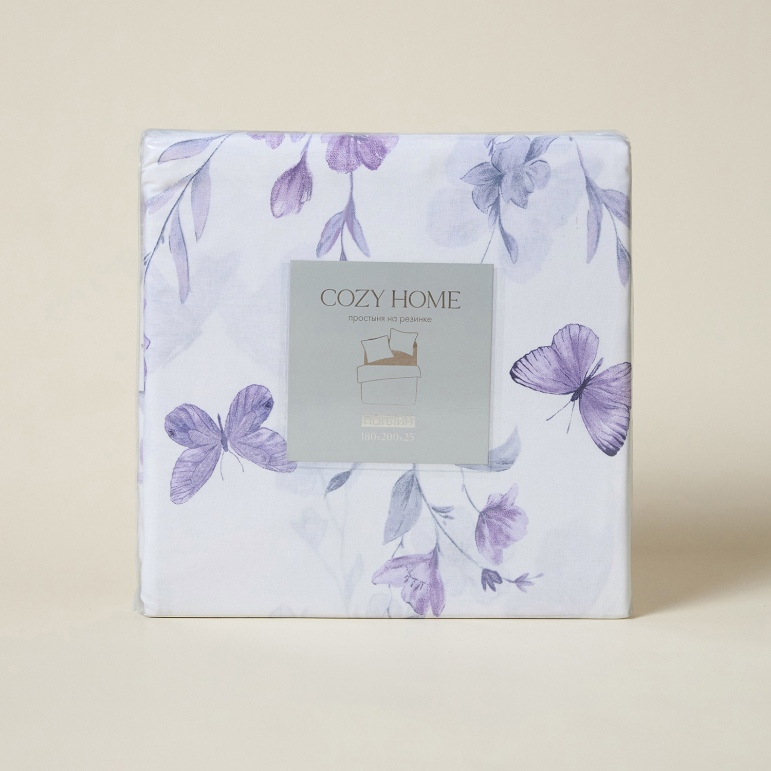 Простыня на резинке Анжело (светлый) - фото № 7