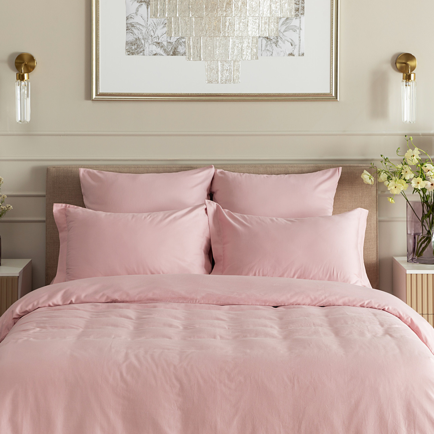 Постельное белье Soft pink, сатин - фото № 2