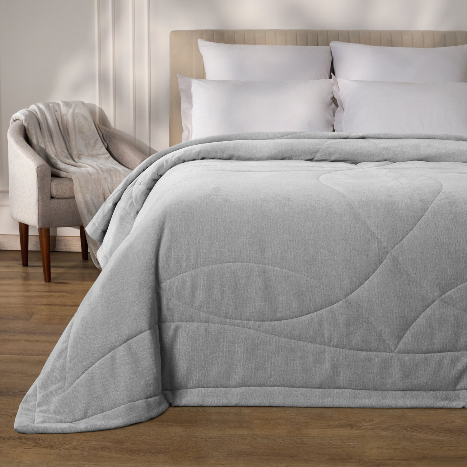 Покрывало Грациэлла/Graziella, серое