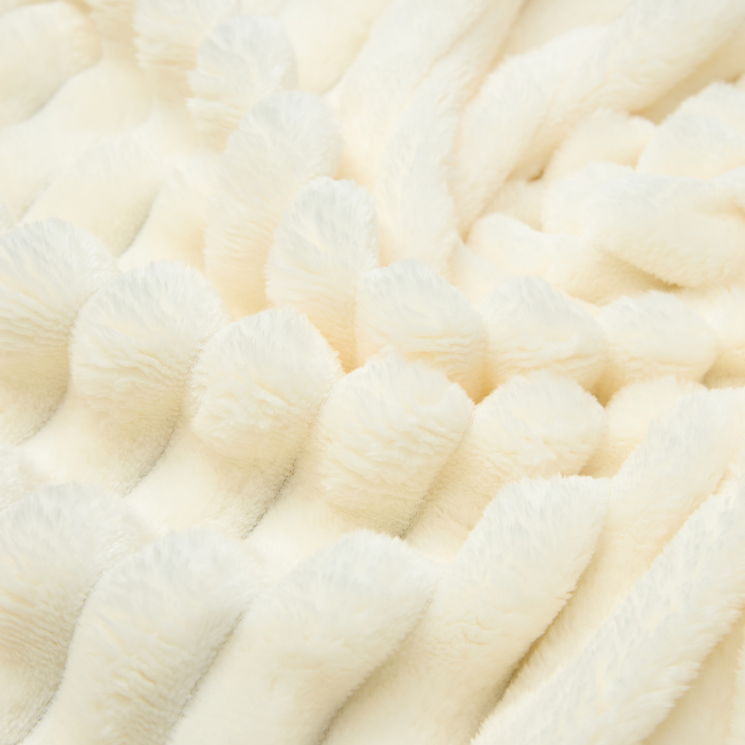 Плед Soft strip, молоко - фото № 5