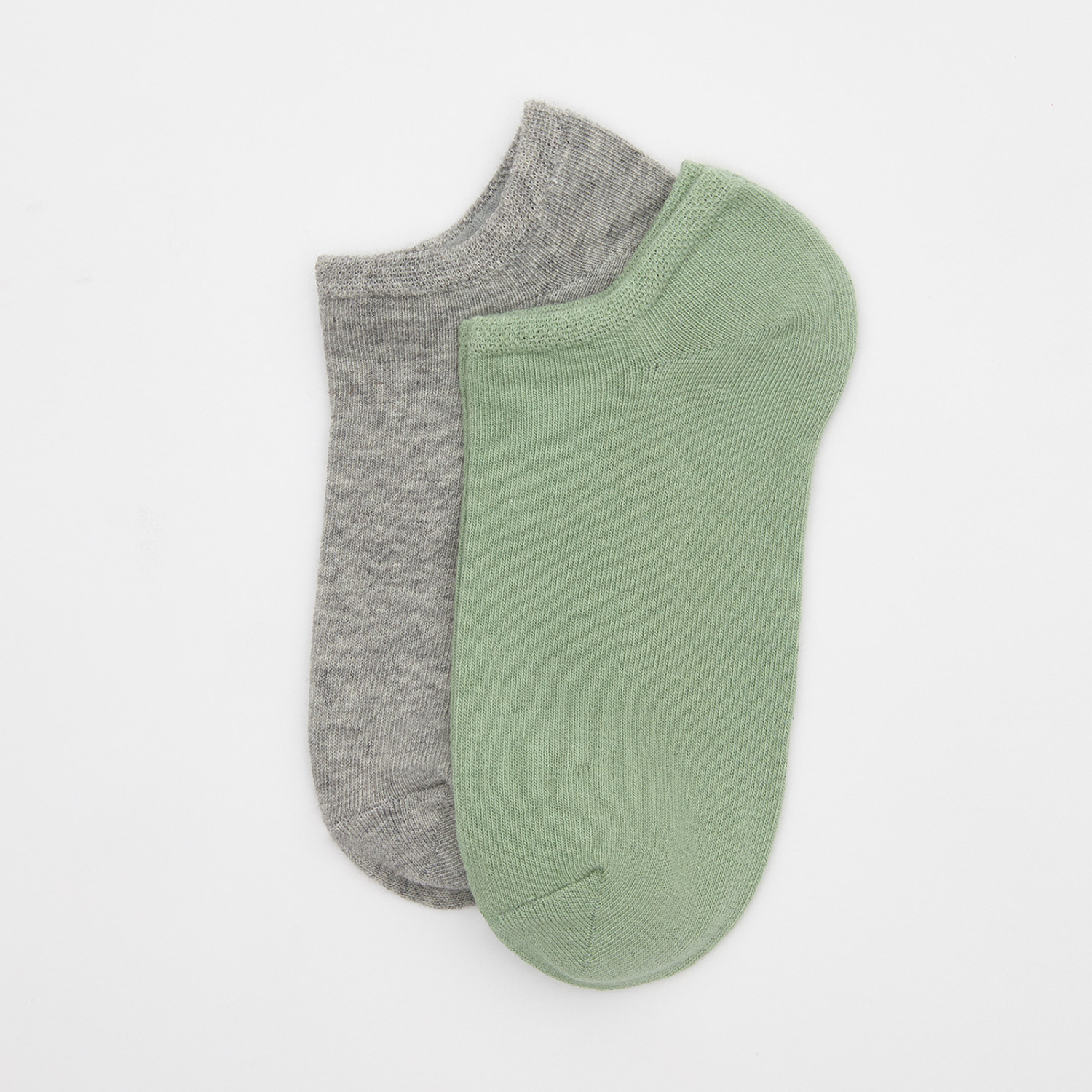 Носки Сиена, серые/зеленые - фото № 2