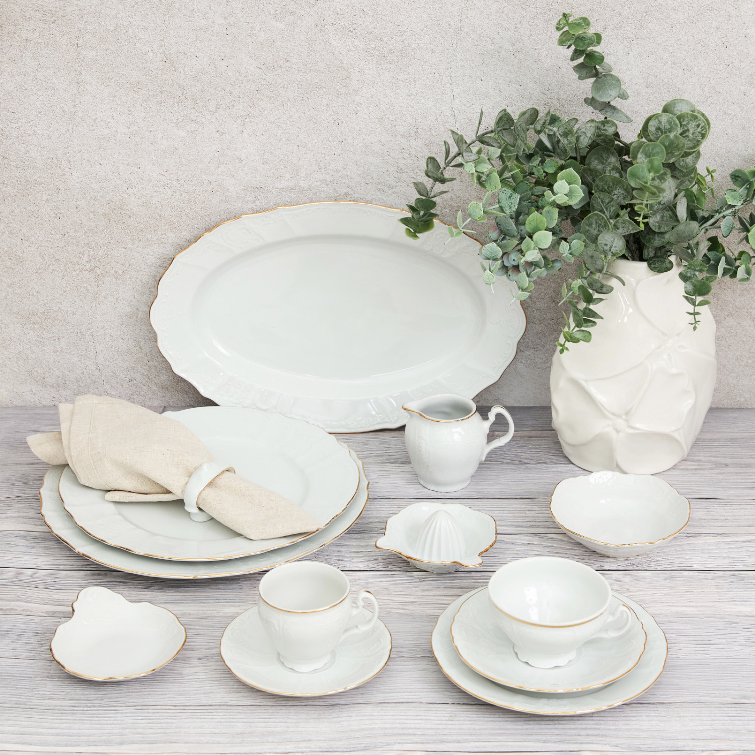 Чайная пара Venice gold, 205 мл - фото № 4