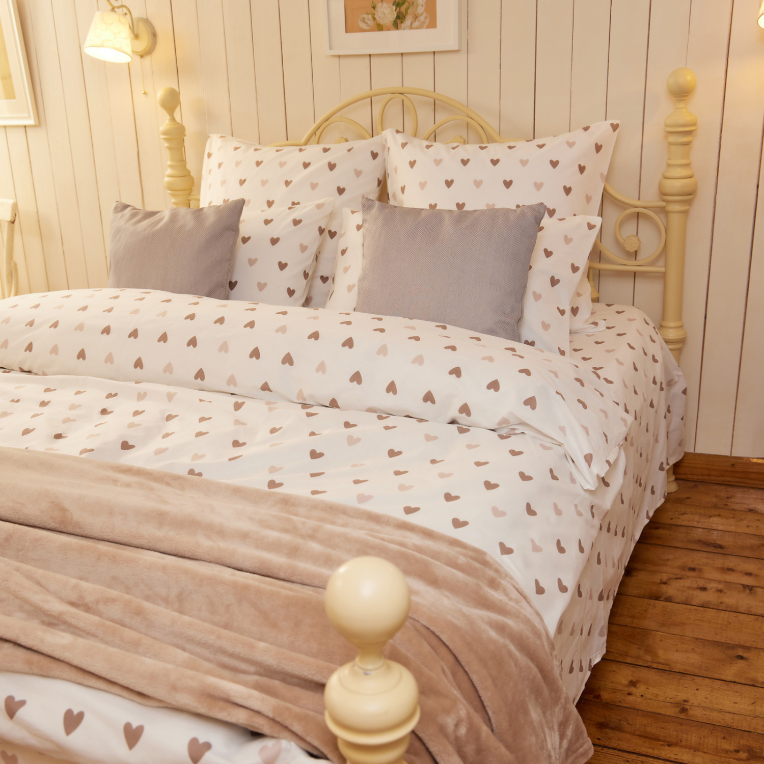 Постельное белье Любовь моя (коричневый)/ Amore mio brown - фото № 8