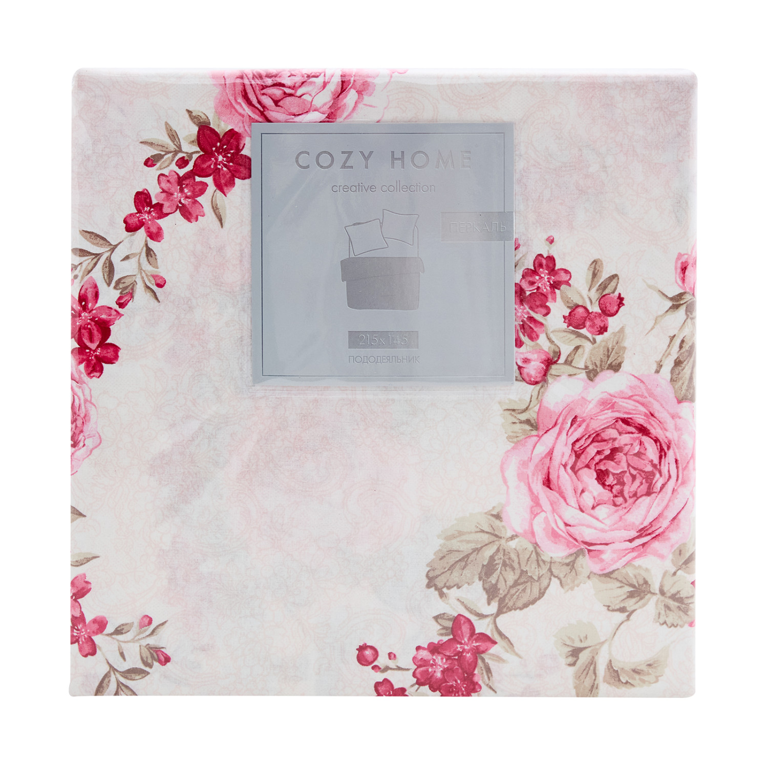 Пододеяльник Romanza, розовый - фото № 3