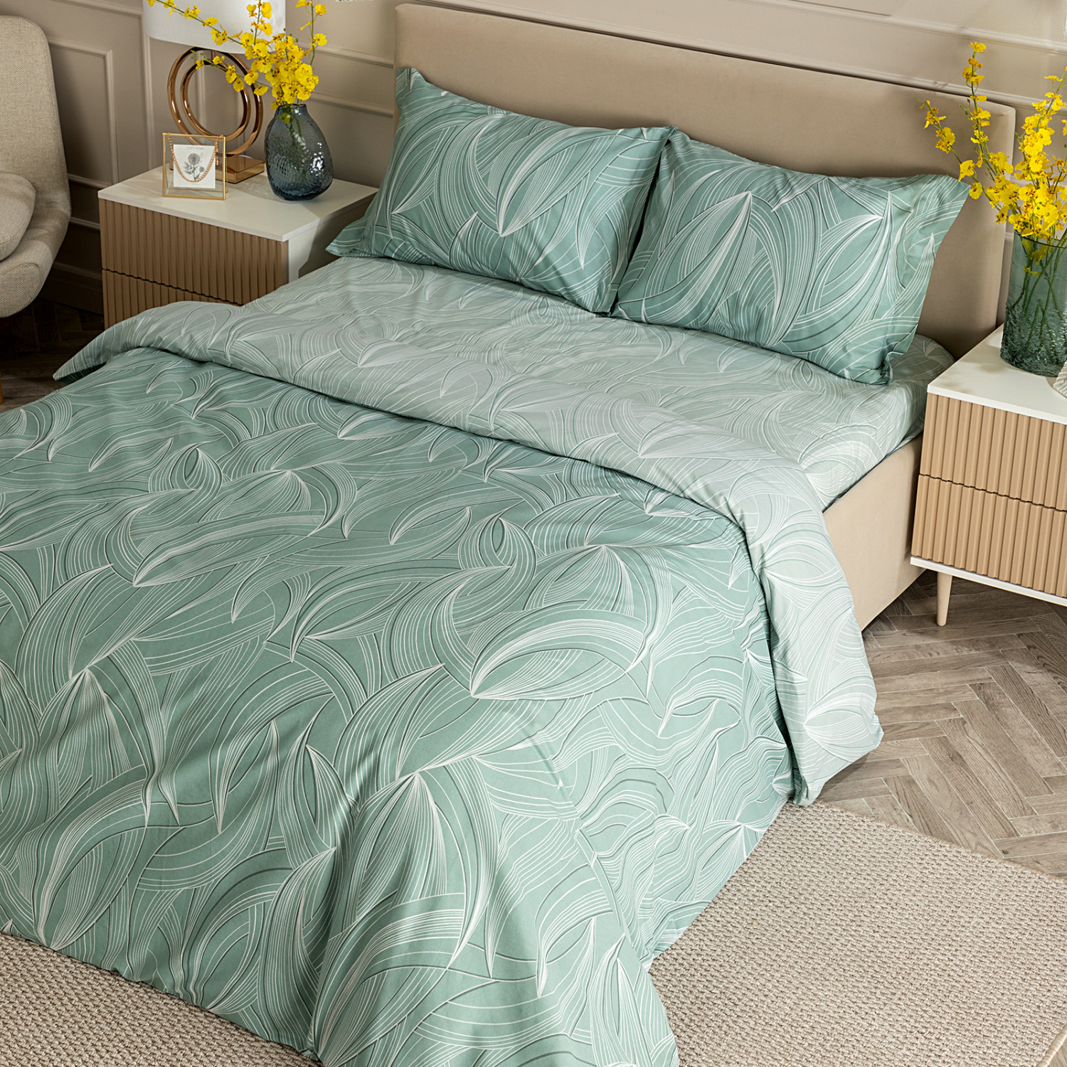 Постельное белье Dancing Leaves - фото № 8