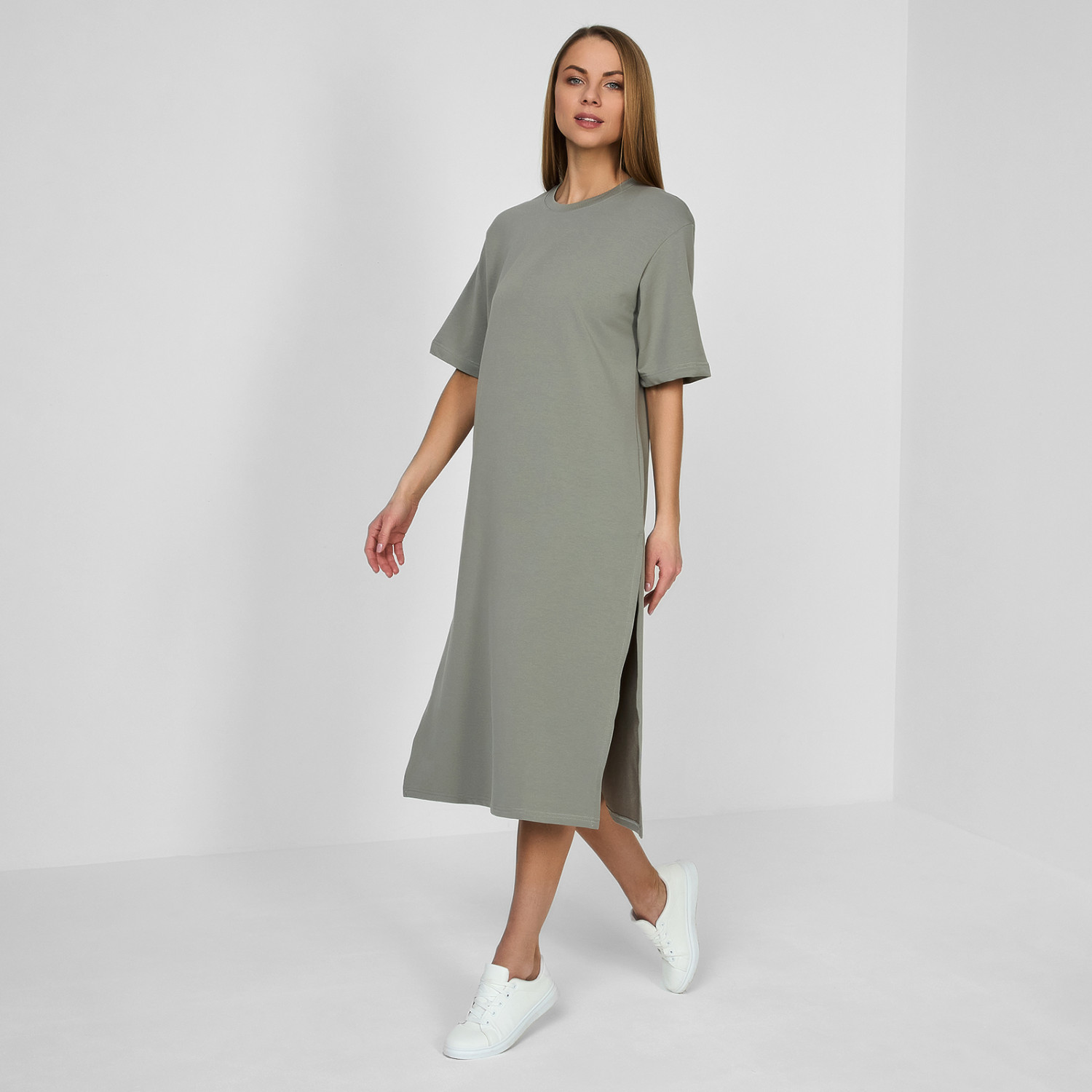 Платье Massimo, зеленое - фото № 2