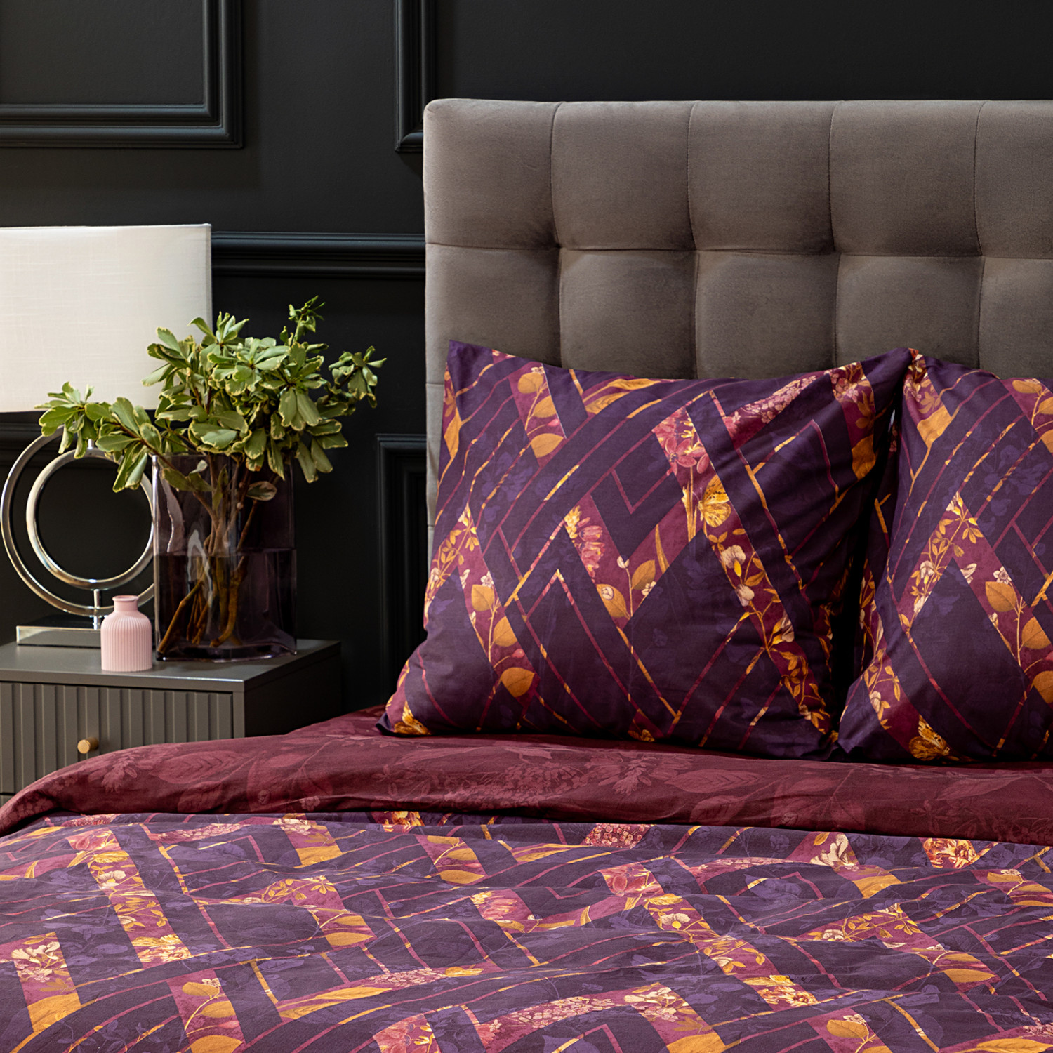 Постельное белье Melinda, фиолет - фото № 10