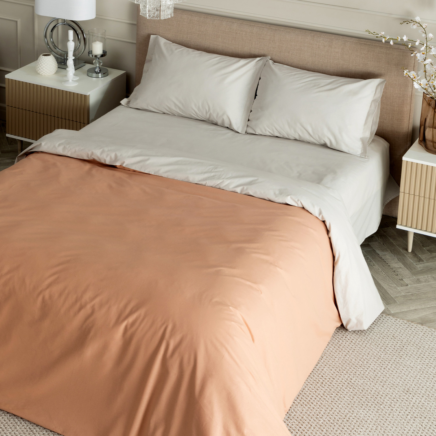 Постельное белье Тосканский беж/Tuscany beige & Greige - фото № 7