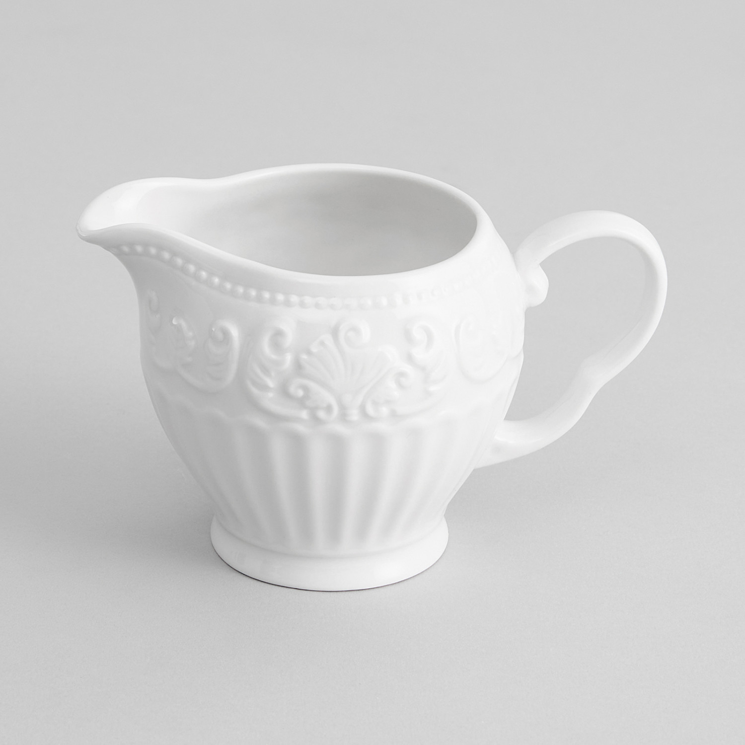 Молочник Белое тиснение/Emboss White - фото № 2